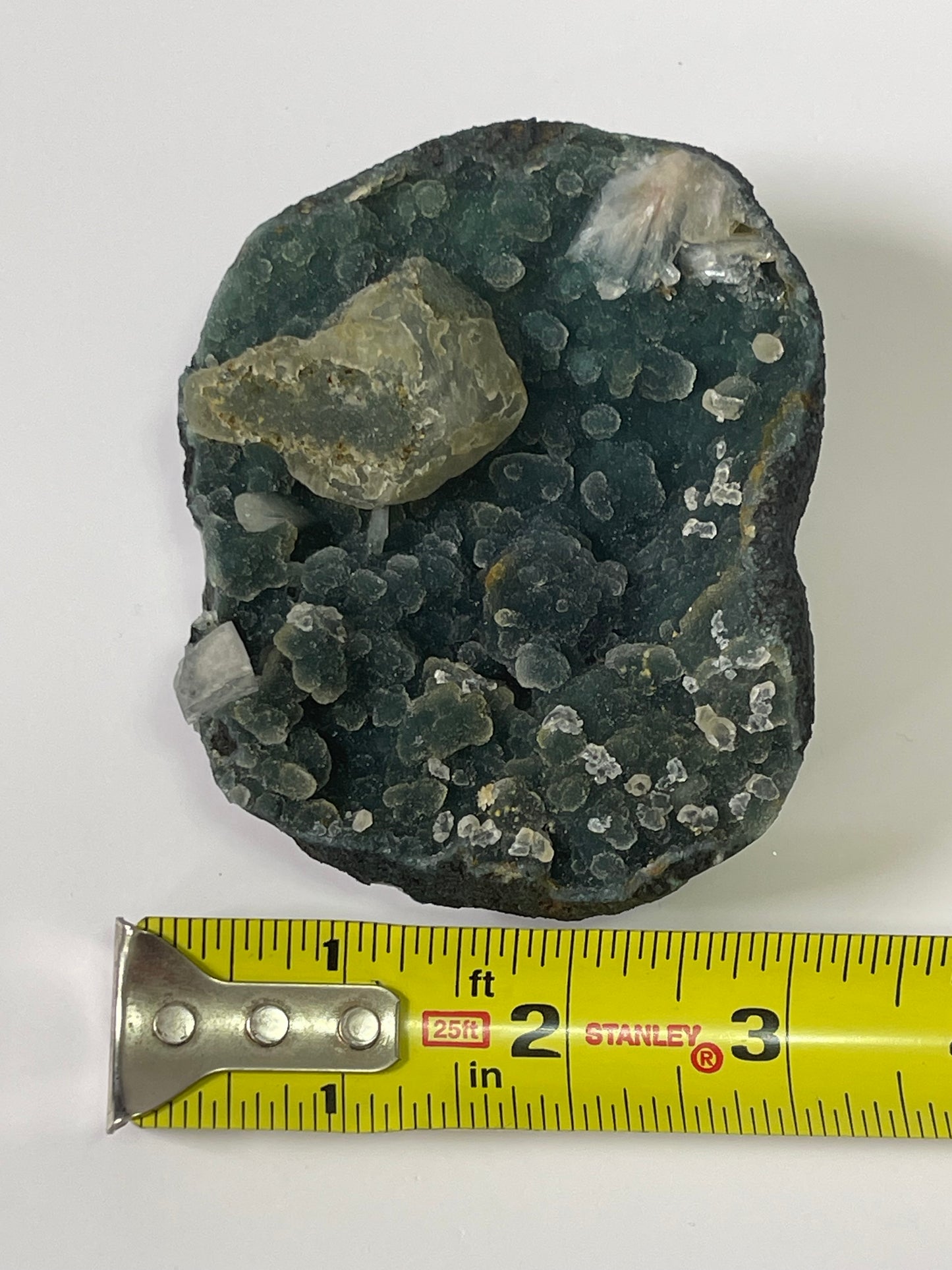 Green Chalcedony with Heulandite and Apophyllite Raw Chalcedony Druzy Cluster Heulandite specimen Crystal Home Decor Rare Crystal Gift