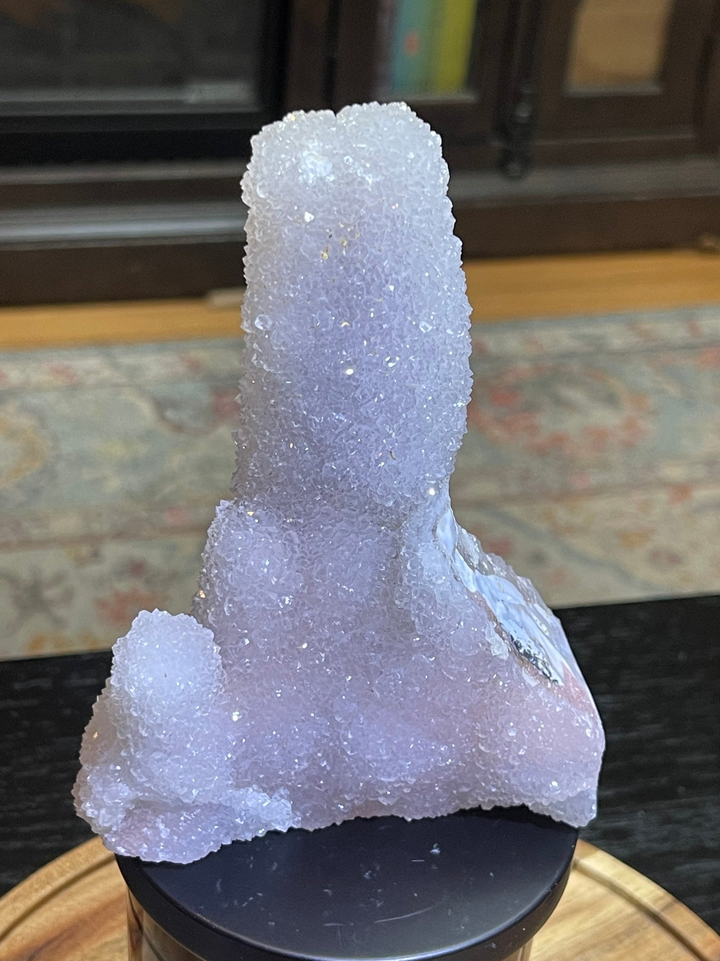 Rare Sugar Druzy Chalcedony Stalactite Specimen | Druzy Chalcedony | Natural Rainbow Chalcedony Specimen