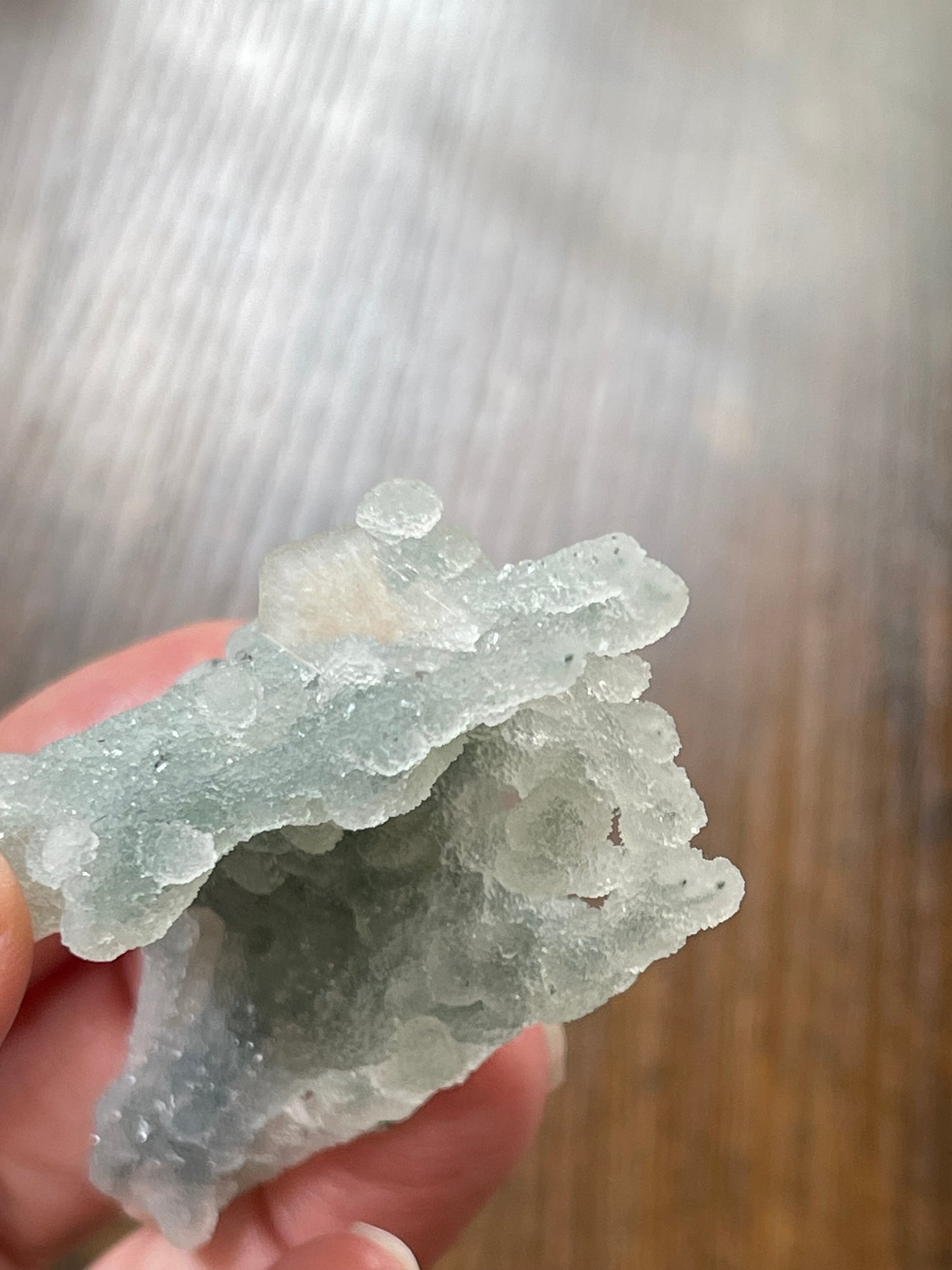 Green Chalcedony druzy crystal Chalcedony With Apophyllite Green Chalcedony Specimen rare crystal stalactite cluster