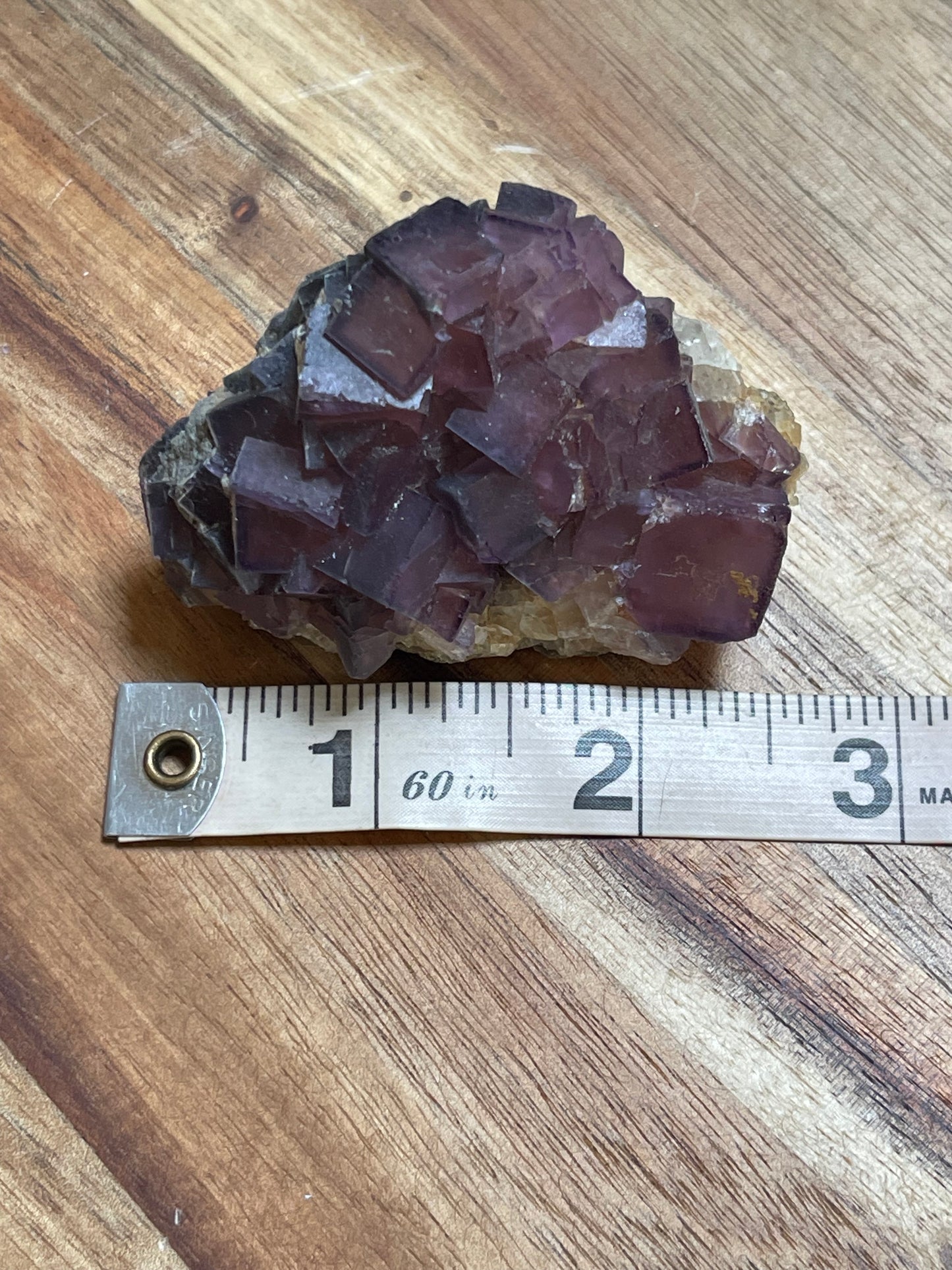 Cubic Fluorite Specimen | Purple Fluorite | Raw Fluorite | Purple Fluorite Specimen | Cubic Purple Fluorite