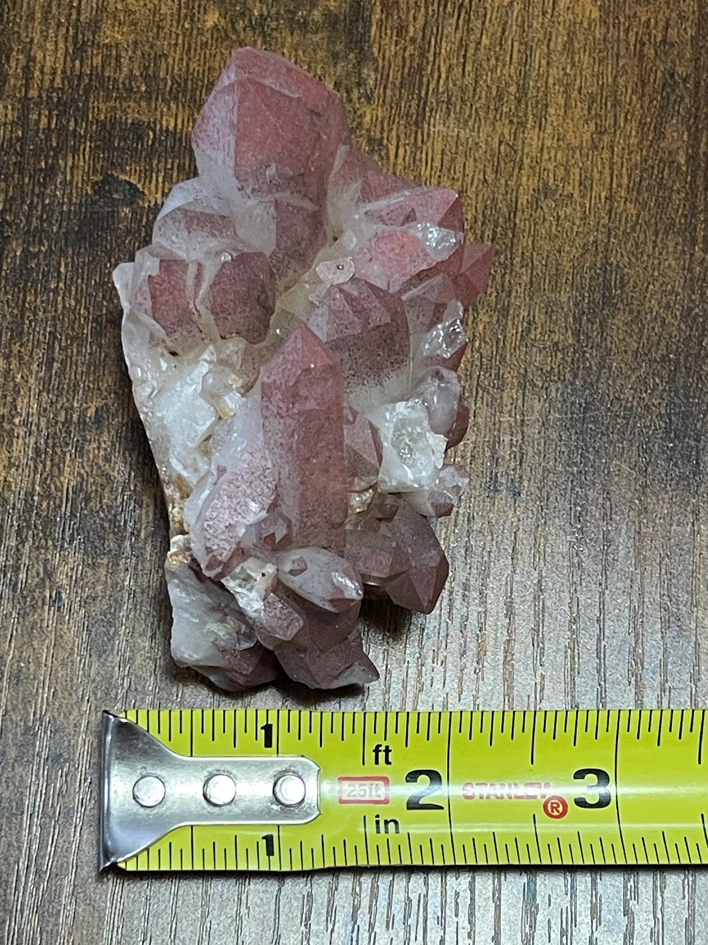 Hematite Quartz Cluster Pink Quartz Elestial Quartz Natural Hematoid Quartz Cluster Red Hematite Quartz Specimen Crystal Home Decor Gift