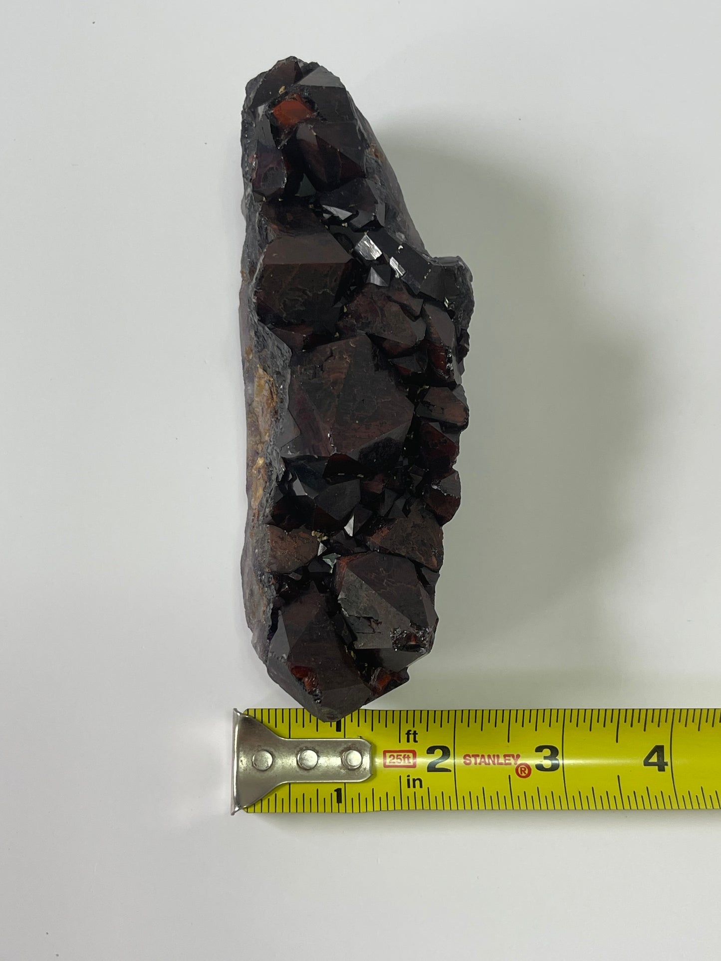 Red Amethyst Red Capped Amethyst with Hematite Alien Amethyst Cluster Elestial Amethyst with Record keepers Rare Crystal Home Decor Gift