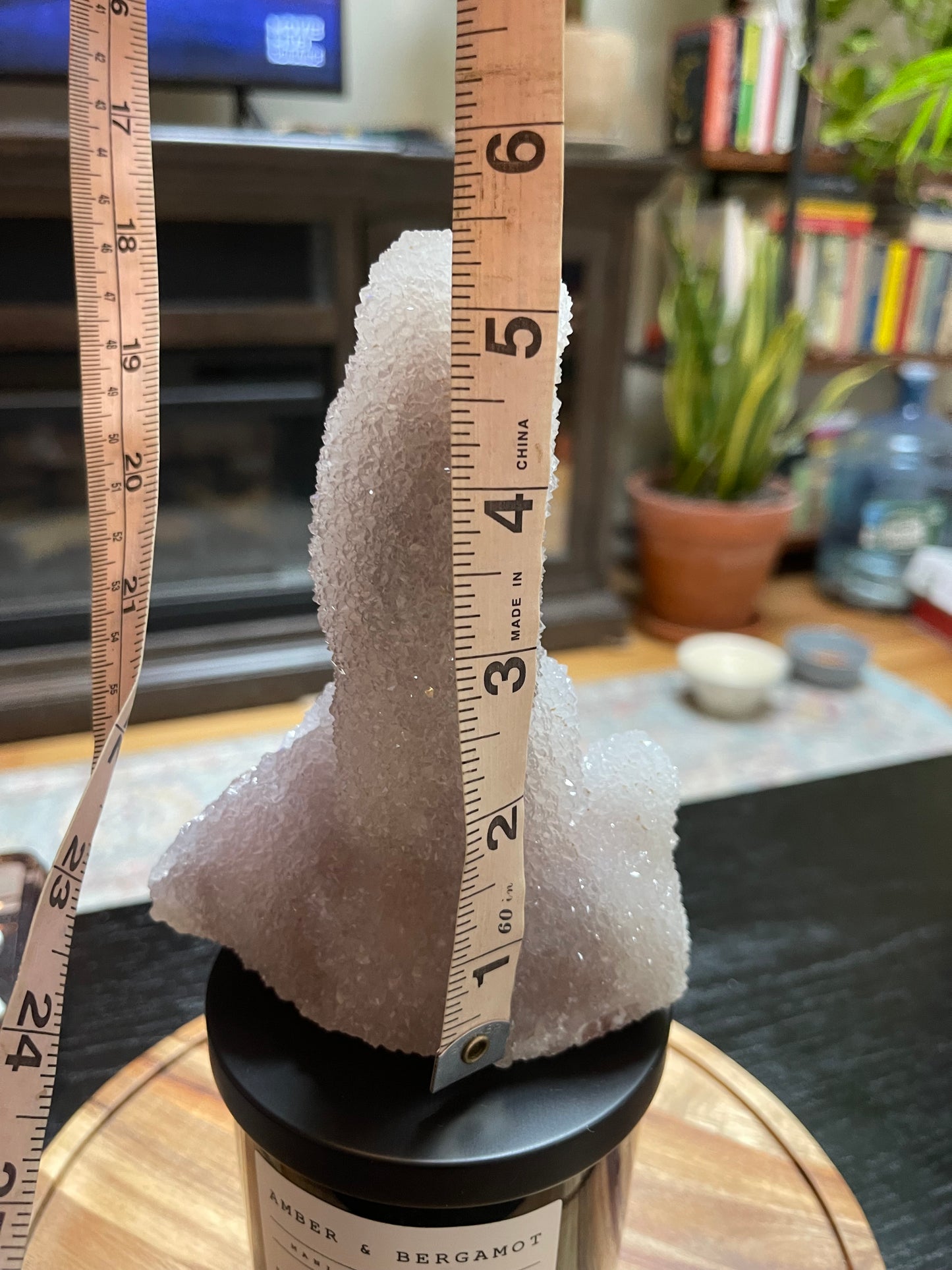 Rare Sugar Druzy Chalcedony Stalactite Specimen | Druzy Chalcedony | Natural Rainbow Chalcedony Specimen