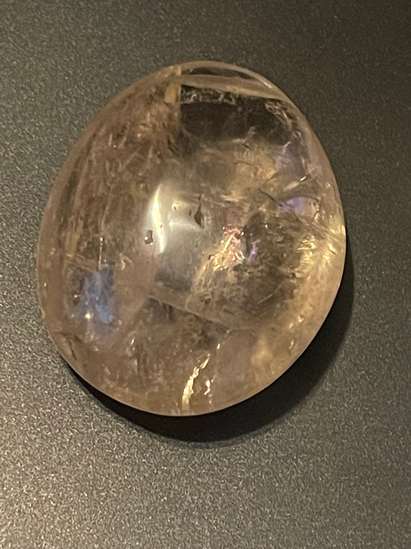 Smokey Quartz Palmstone | Palm Stone | Smokey Quartz Crystal