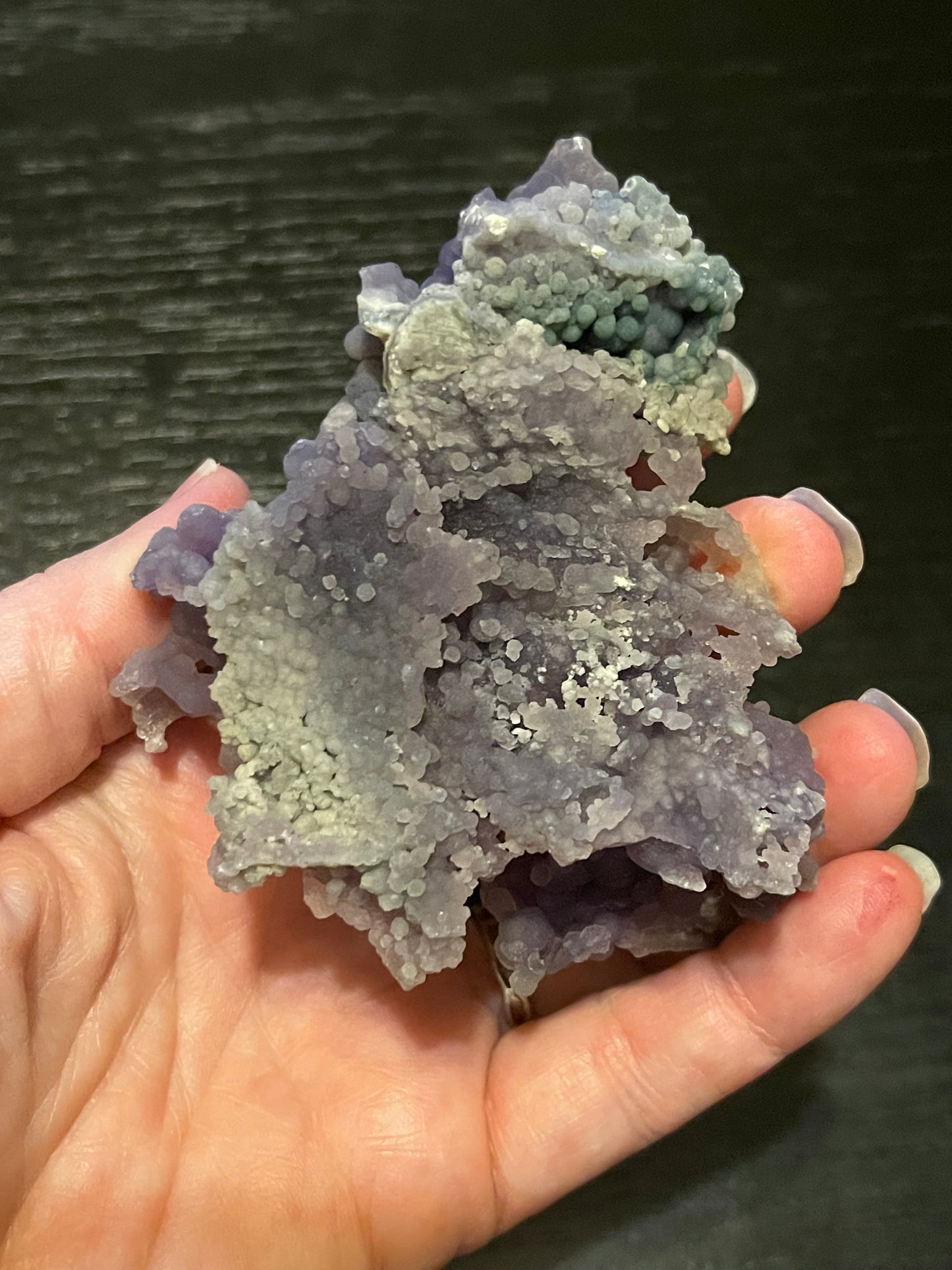 Grape Agate Botryoidal Raw Freeform Specimen healing energy crystal