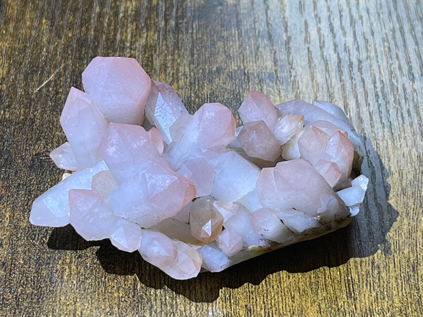 Hematite Quartz Cluster Pink Quartz Elestial Quartz Natural Hematoid Quartz Cluster Red Hematite Quartz Specimen Crystal Home Decor Gift