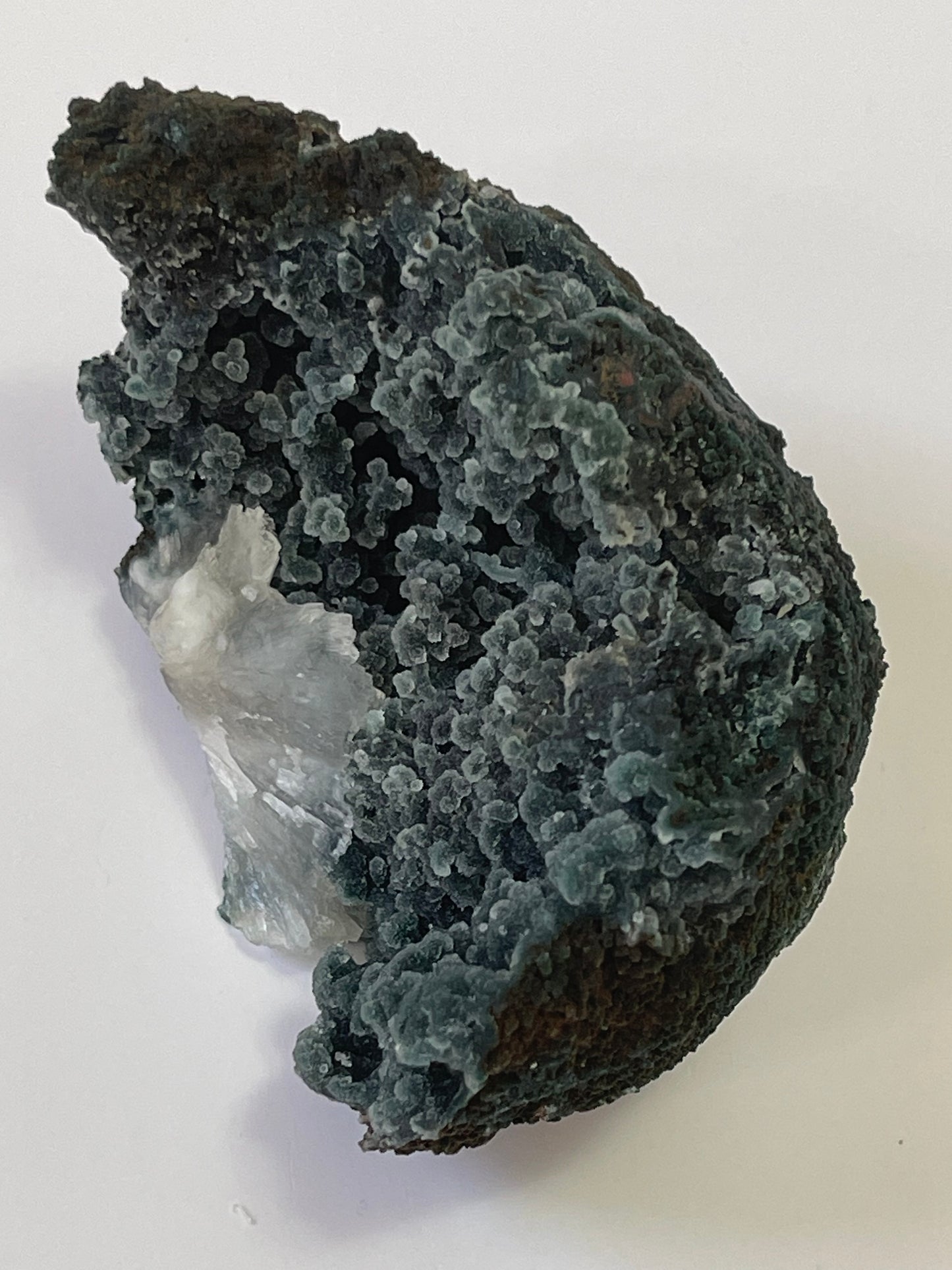Green Chalcedony with Heulandite Raw Chalcedony Cluster Heulandite specimen Botryoidal Crystal Home Decor Rare Crystal Specimen Gift