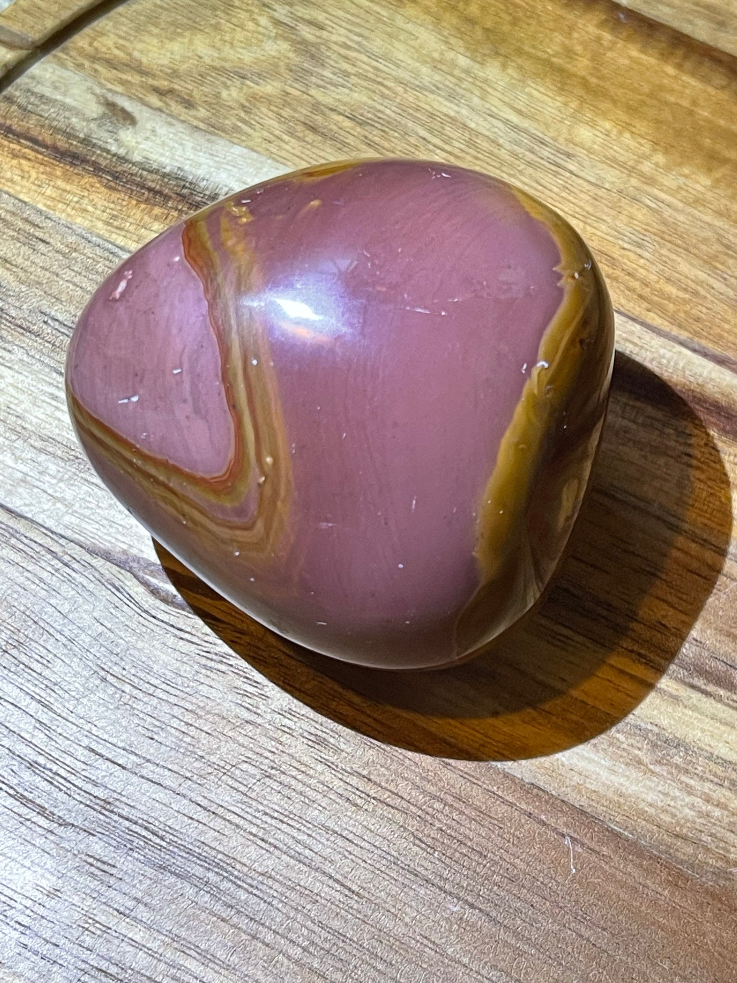 Big Polychrome Palmstone | Polychrome Jasper | Purple Jasper Palmstone