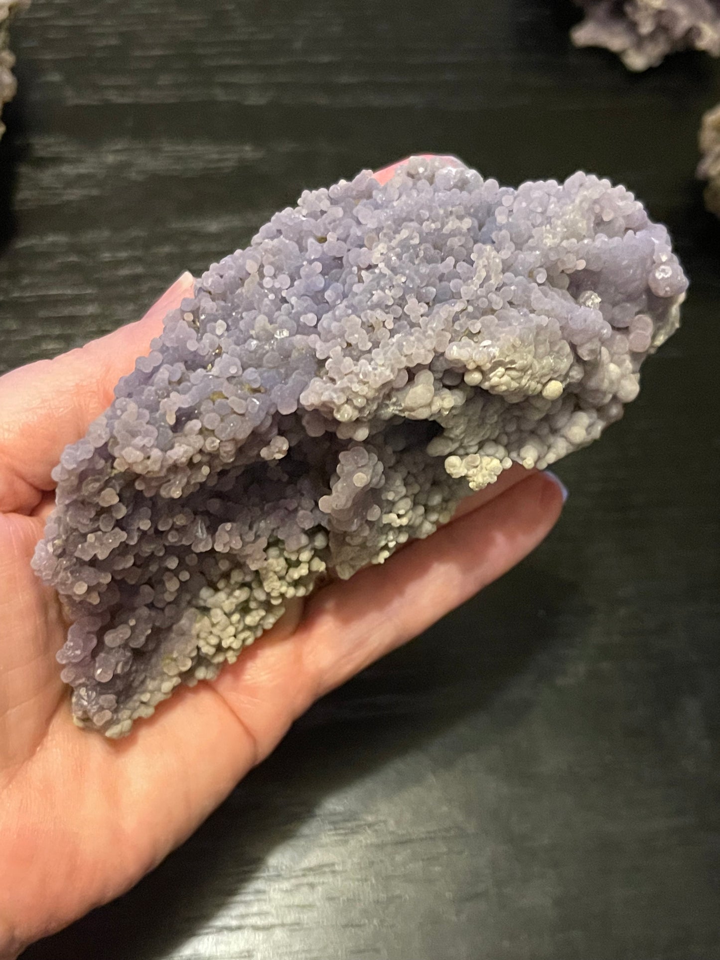 Grape Agate Botryoidal Raw Freeform Specimen healing energy crystal