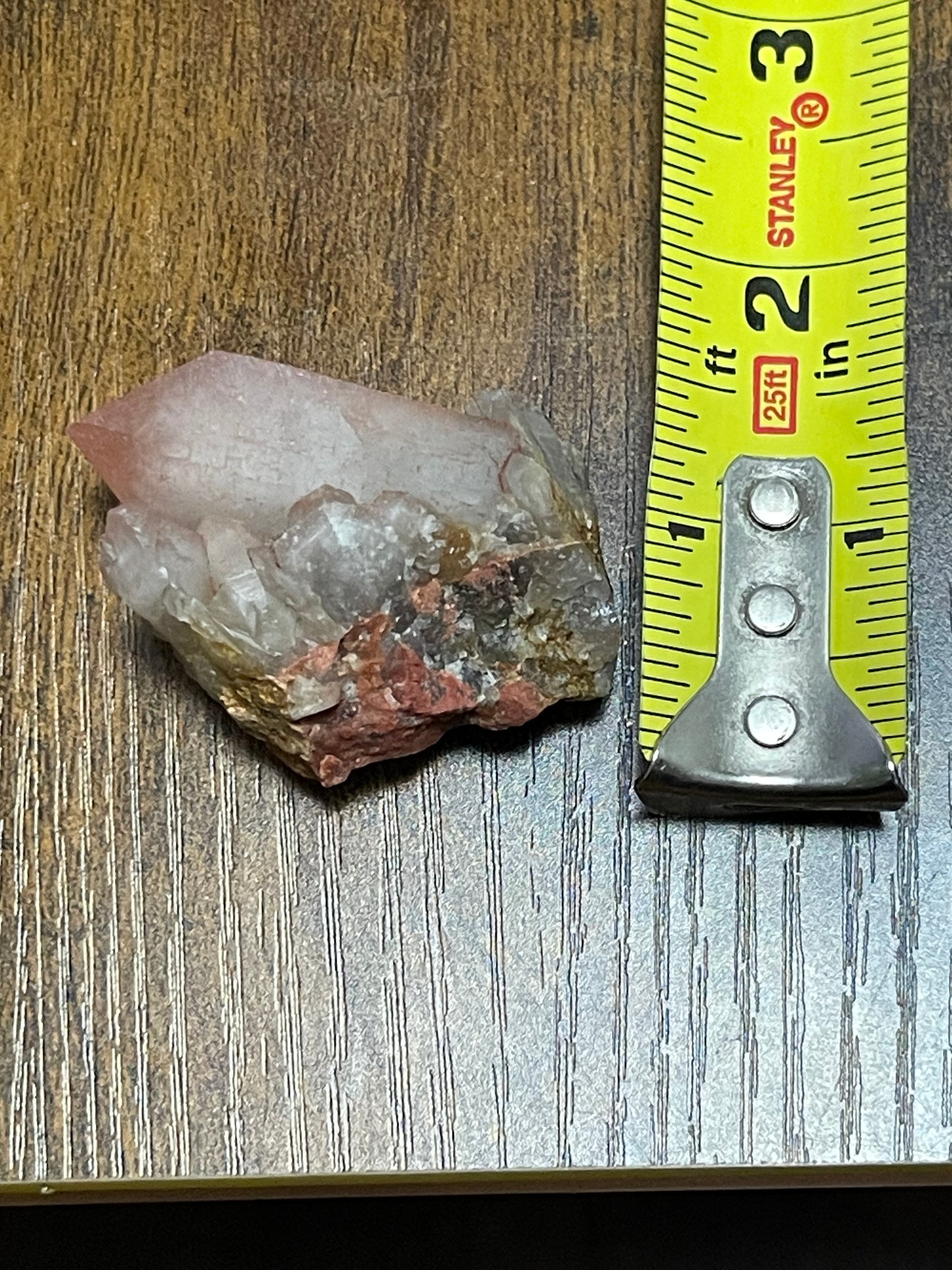 Hematite Quartz Cluster Pink Quartz Elestial Quartz Crystal Hematoid Cluster Red Hematite Quartz Specimen Crystal Home Decor Gift