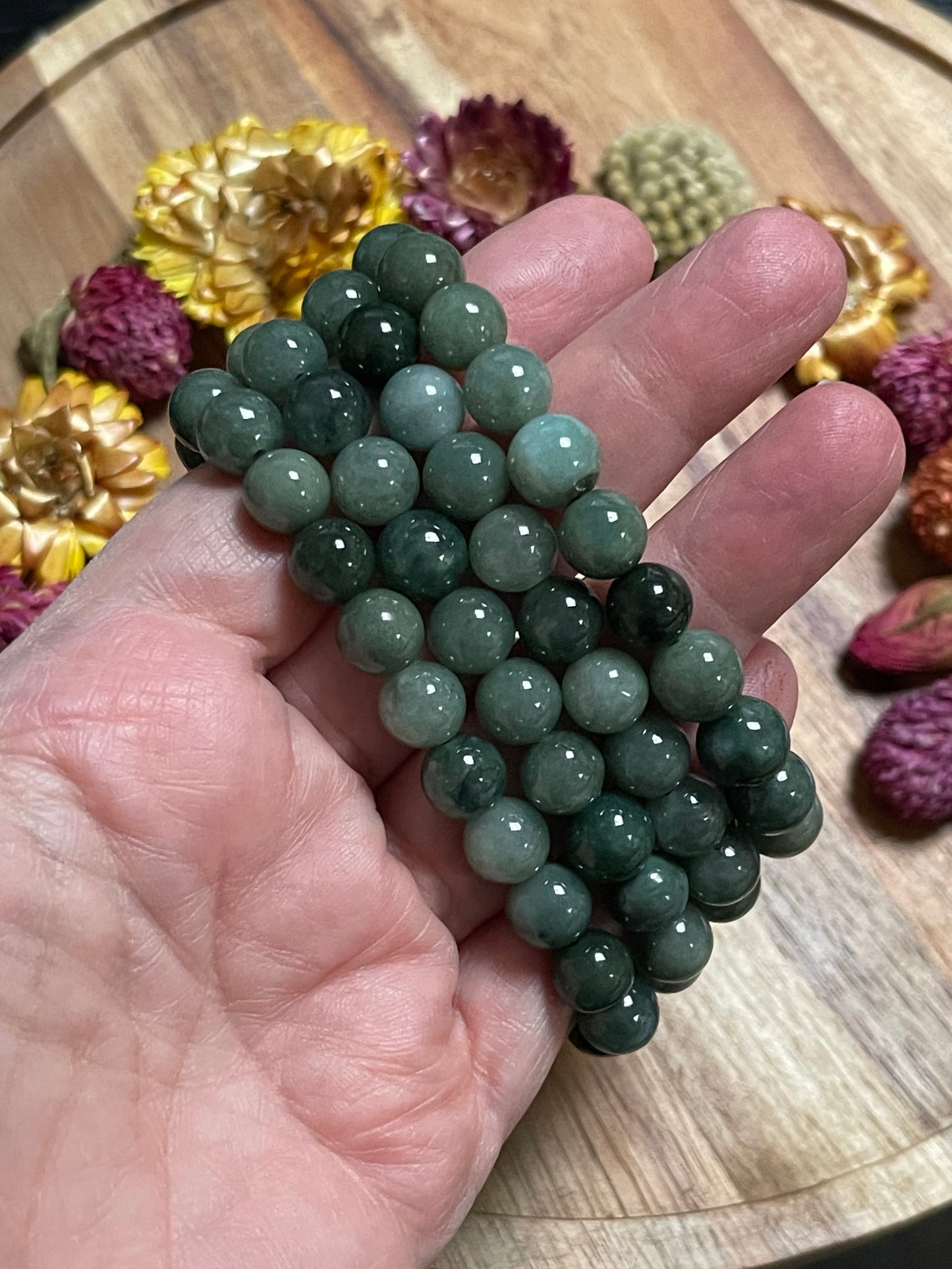 Burma Jade Bracelet | 9mm Jade Bracelet | High Quality Burmese Jade