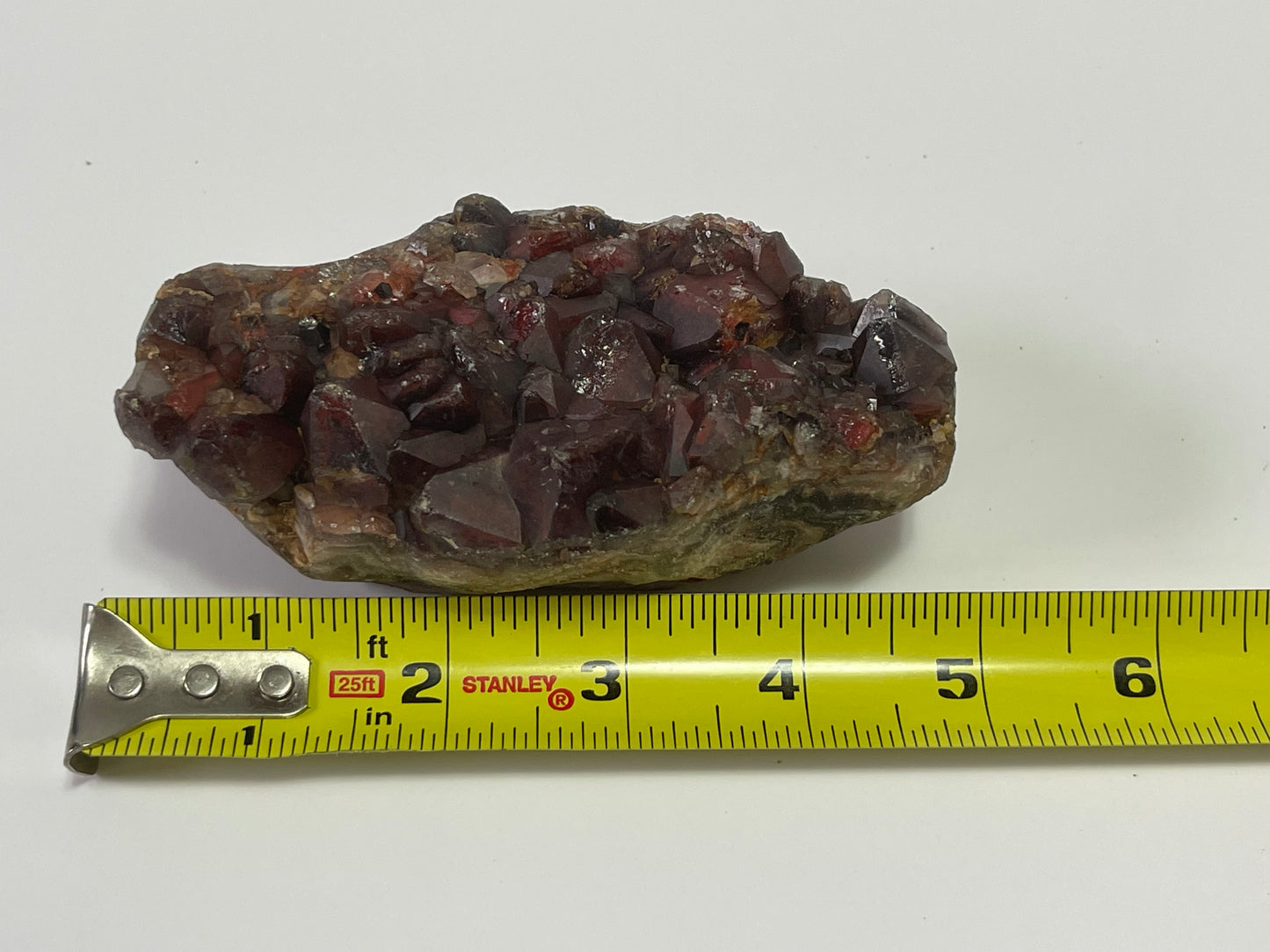 Red Amethyst Red Capped Amethyst with Hematite Alien Amethyst Cluster Amthyst Crystal Cluster Rare Amethyst Crystal Home Decor Gift for her
