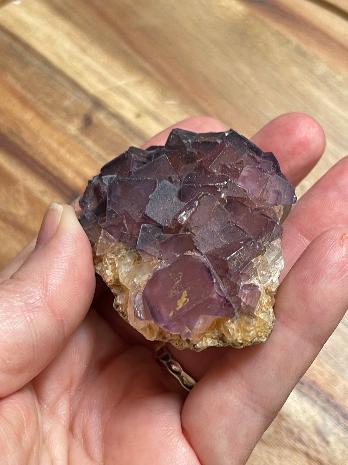 Cubic Fluorite Specimen | Purple Fluorite | Raw Fluorite | Purple Fluorite Specimen | Cubic Purple Fluorite