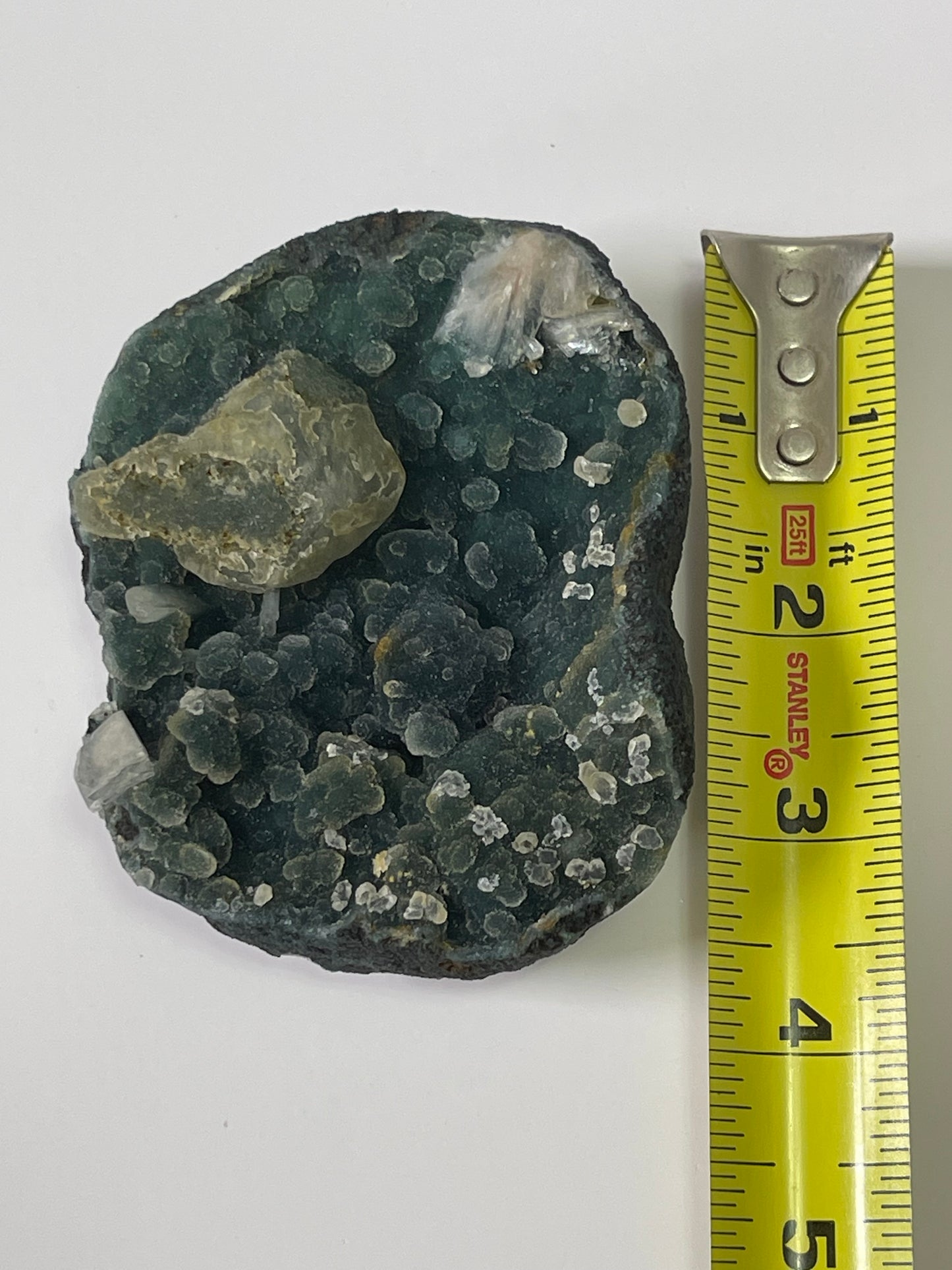 Green Chalcedony with Heulandite and Apophyllite Raw Chalcedony Druzy Cluster Heulandite specimen Crystal Home Decor Rare Crystal Gift