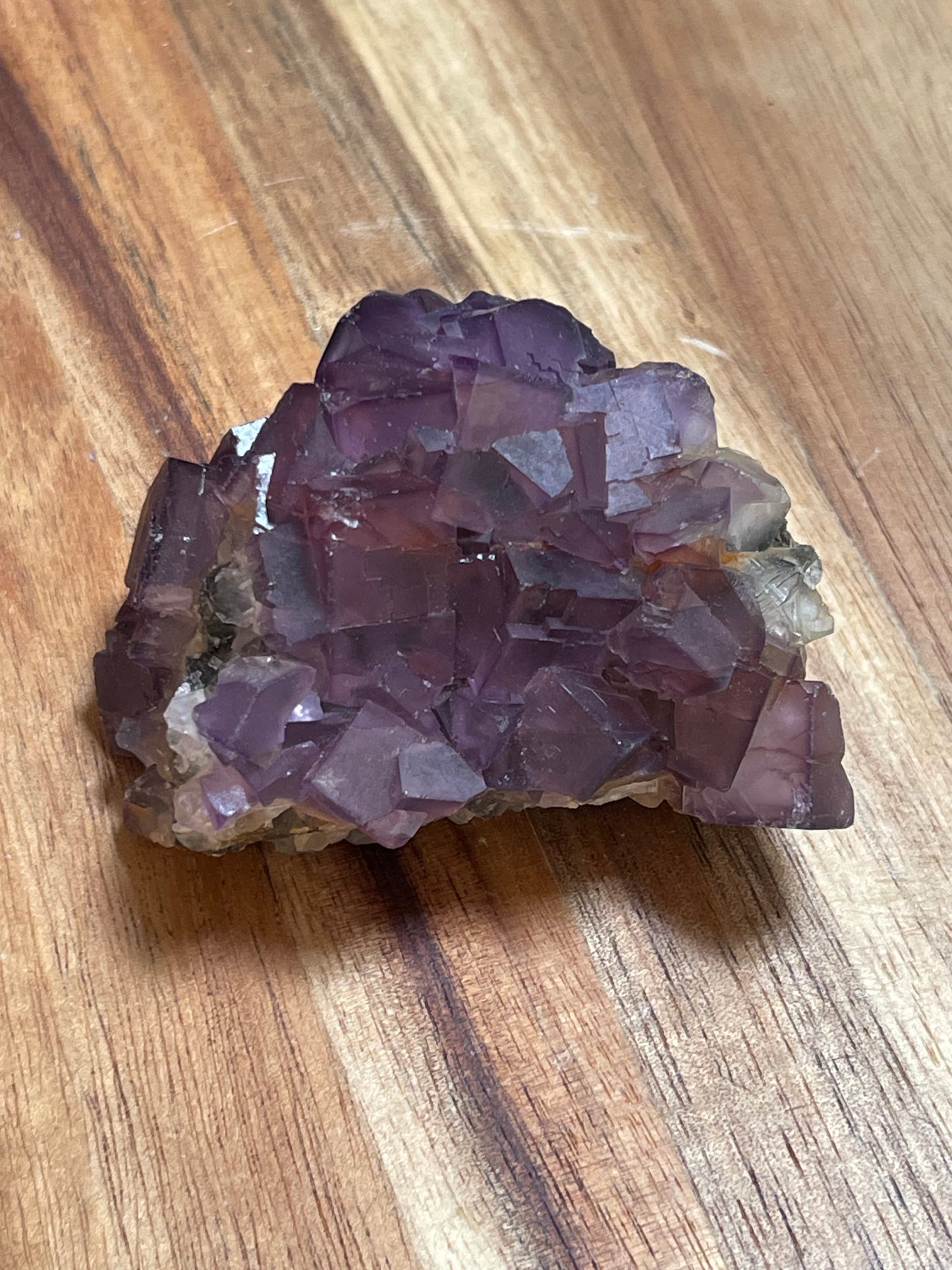 Cubic Fluorite Specimen | Purple Fluorite | Raw Fluorite | Purple Fluorite Specimen | Cubic Purple Fluorite