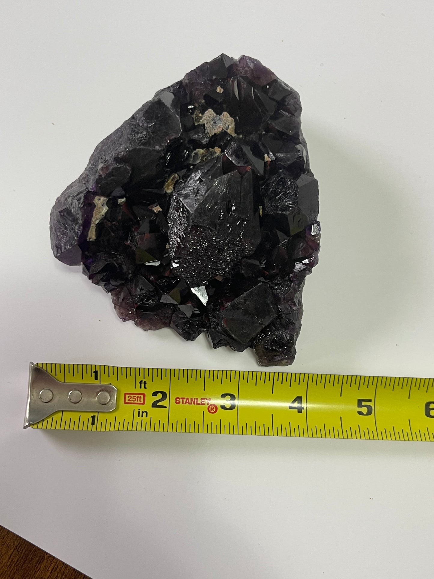 Red Amethyst Cluster Alien Amethyst Red Capped Amethyst with Record Keepers and Elestials Hematite Amethyst Crystal Home Decor Gift