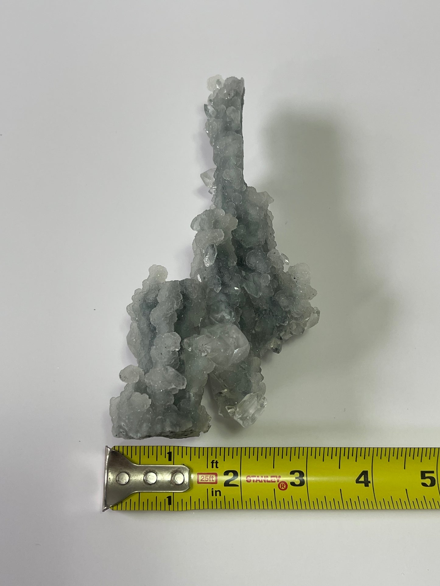 Chalcedony Stalactite Crystal with Diamond Apophyllite Druzy Crystal Cluster Raw Crystal Specimen Healing Crystal Home Decor Gift