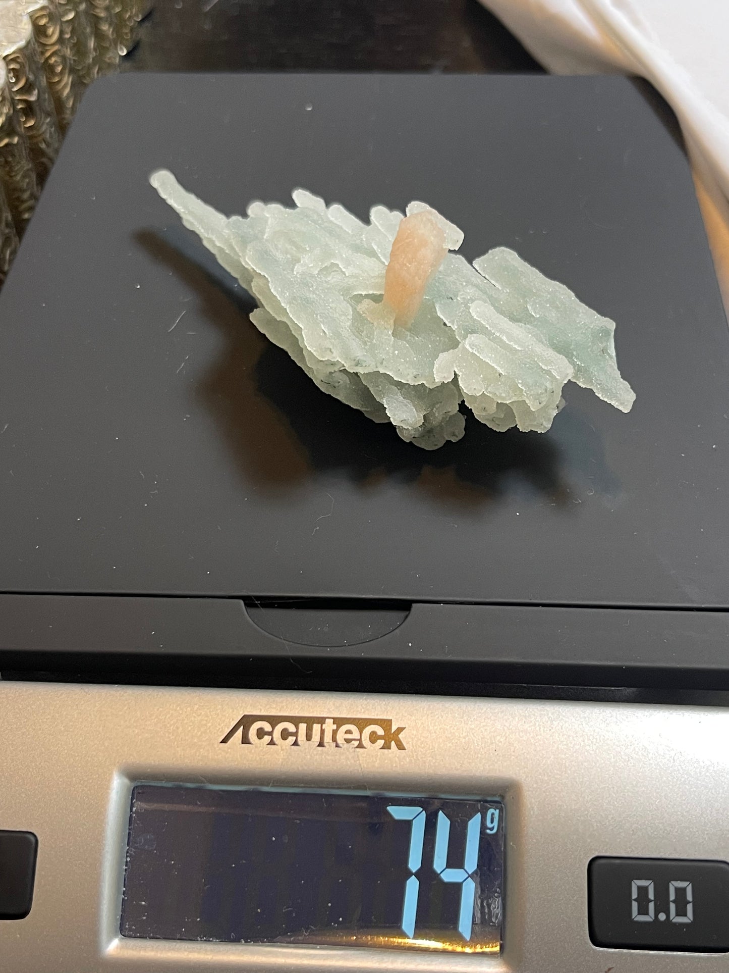 Green Chalcedony Crystal Stalactites Green Chalcedony Stilbite Sugar Druzy Chalcedony Rare Crystal Specimen Sparkly Crystal Home Decor Gift