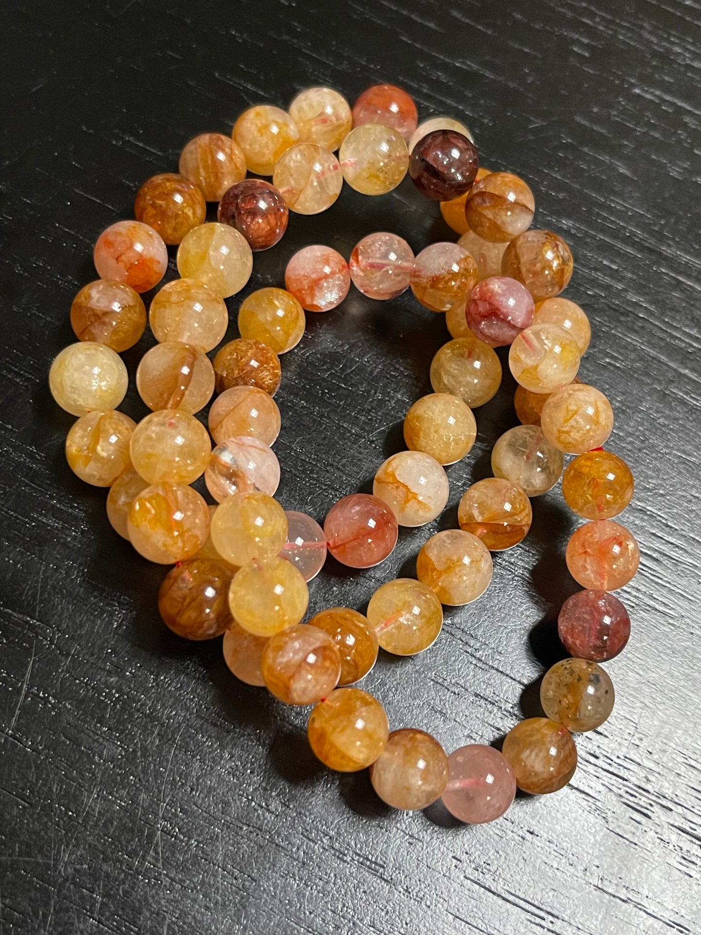 High Quality Golden Healer Bracelets | 10mm Gemstone Bracelets | Golden Healer Hematoid Bracelet