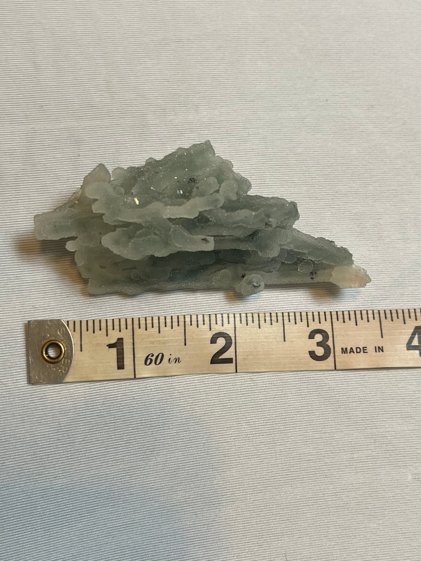 Green Chalcedony druzy crystal Chalcedony With Apophyllite Green Chalcedony Specimen rare crystal stalactite cluster