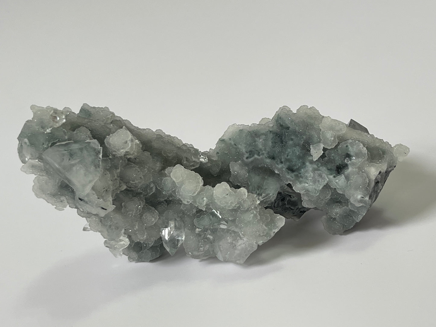 Chalcedony Stalactite Crystal with Diamond Apophyllite Druzy Crystal Cluster Raw Crystal Specimen Healing Crystal Home Decor Gift
