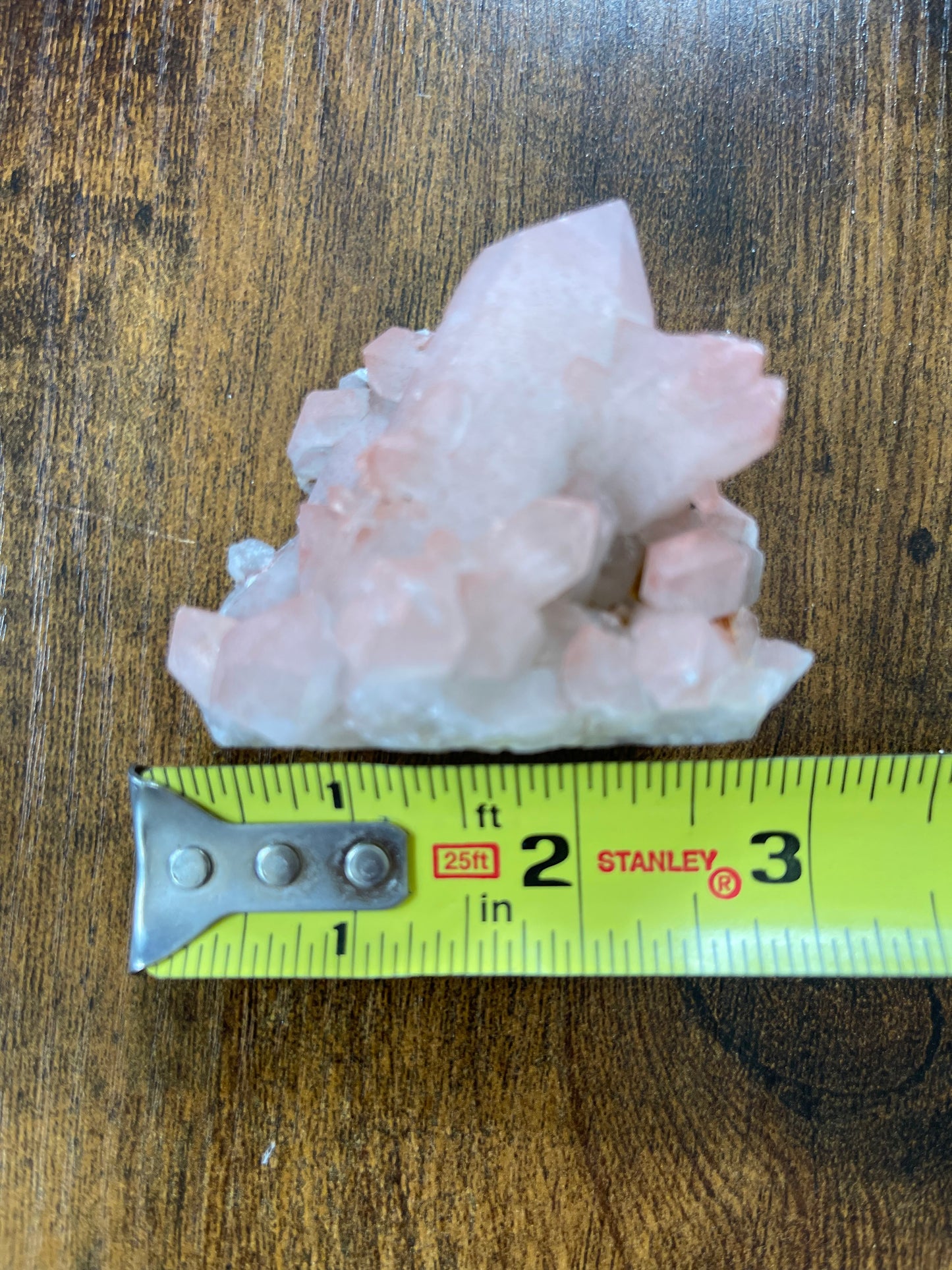 Crystal Cluster Pink Hematite Quartz Cluster Crystal Natural Elestial Quartz Hematoid Cluster Red Hematite Quartz