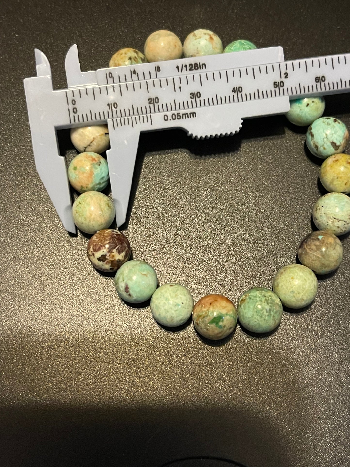 Genuine Turquoise 10mm Bracelets | Peruvian Turquoise | Turquoise Bracelets