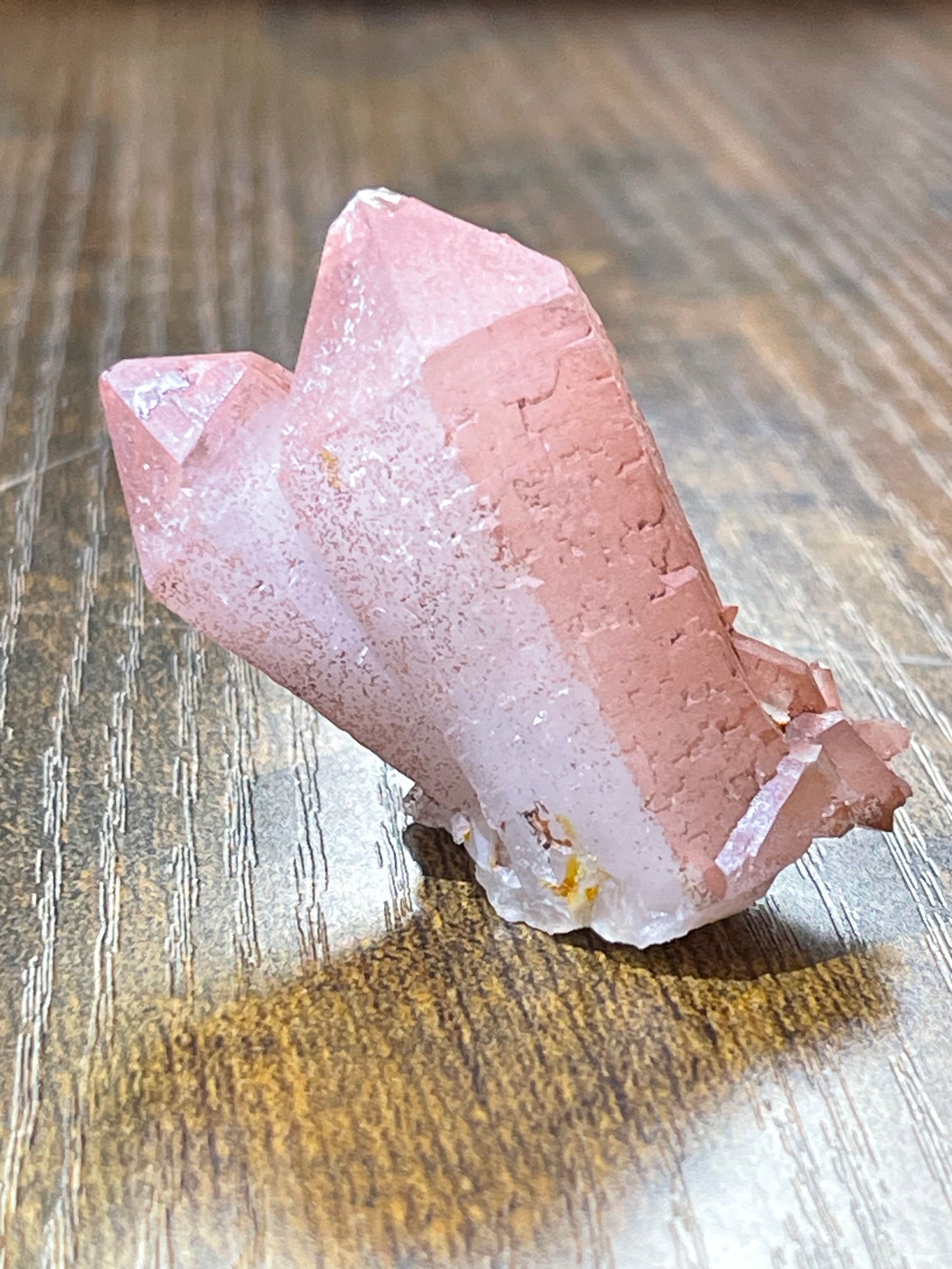 Hematite Quartz Cluster Pink Quartz Elestial Quartz Crystal Hematoid Cluster Red Hematite Quartz Specimen Crystal Home Decor Gift