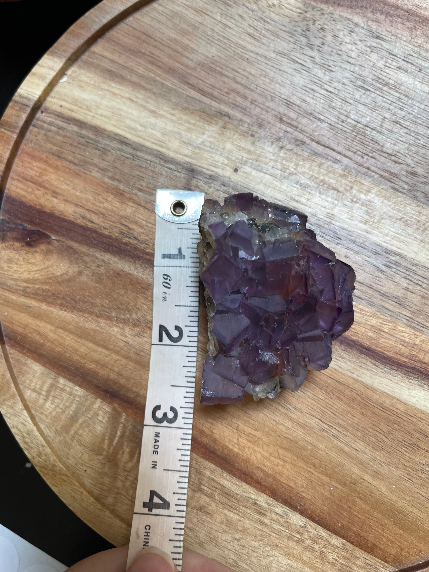 Cubic Fluorite Specimen | Purple Fluorite | Raw Fluorite | Purple Fluorite Specimen | Cubic Purple Fluorite