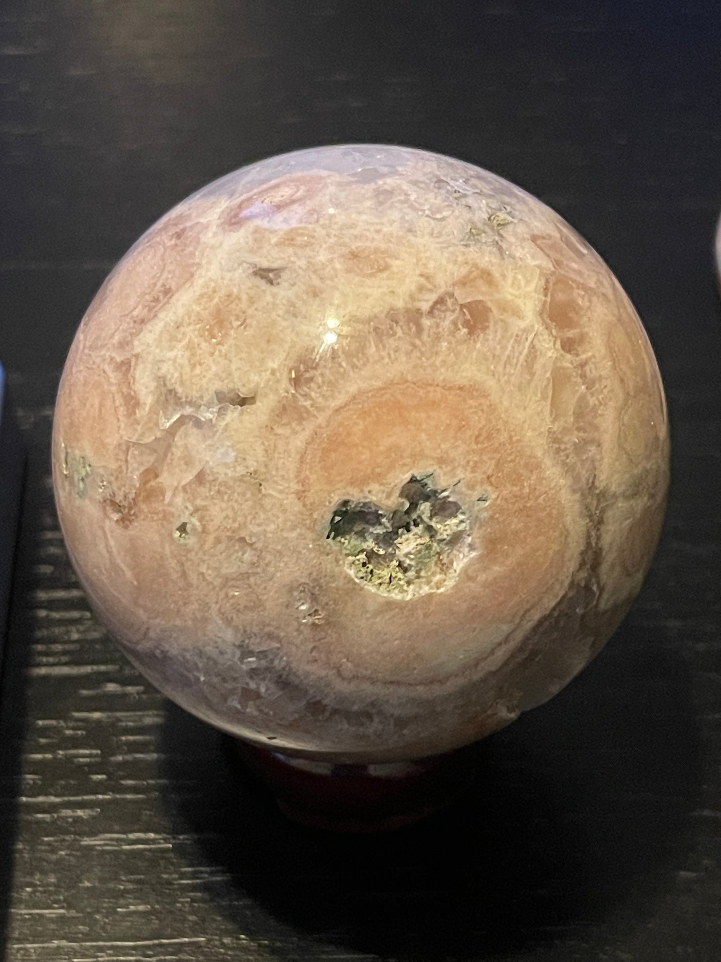 Stunning Pink Amethyst Flower Agate Sphere