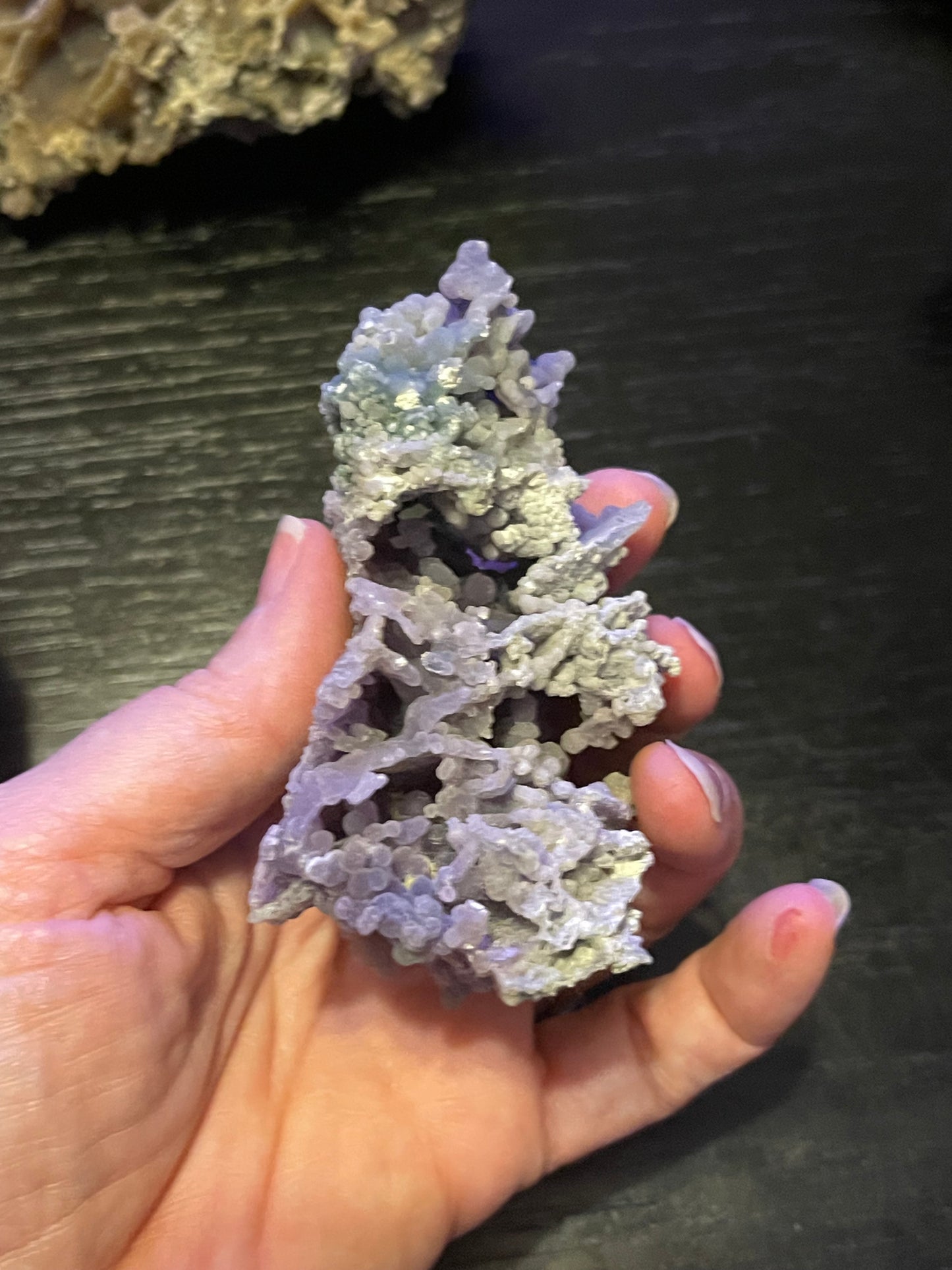 Grape Agate Botryoidal Raw Freeform Specimen healing energy crystal