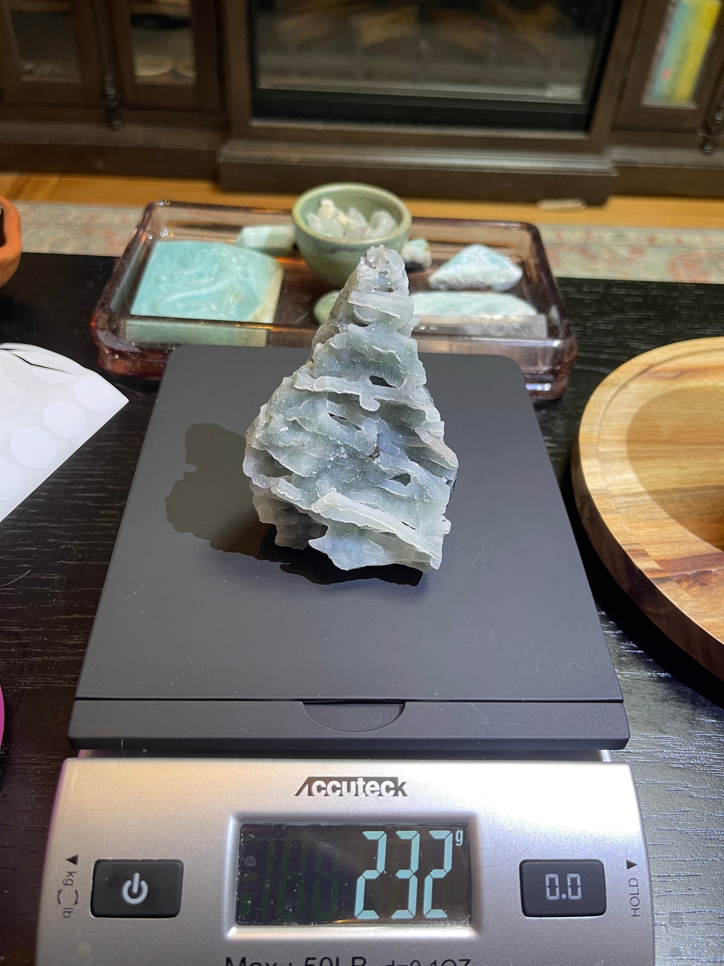 Rare Blue Green Sugar Druzy Chalcedony | Chalcedony With apophyllite | Green Chalcedony