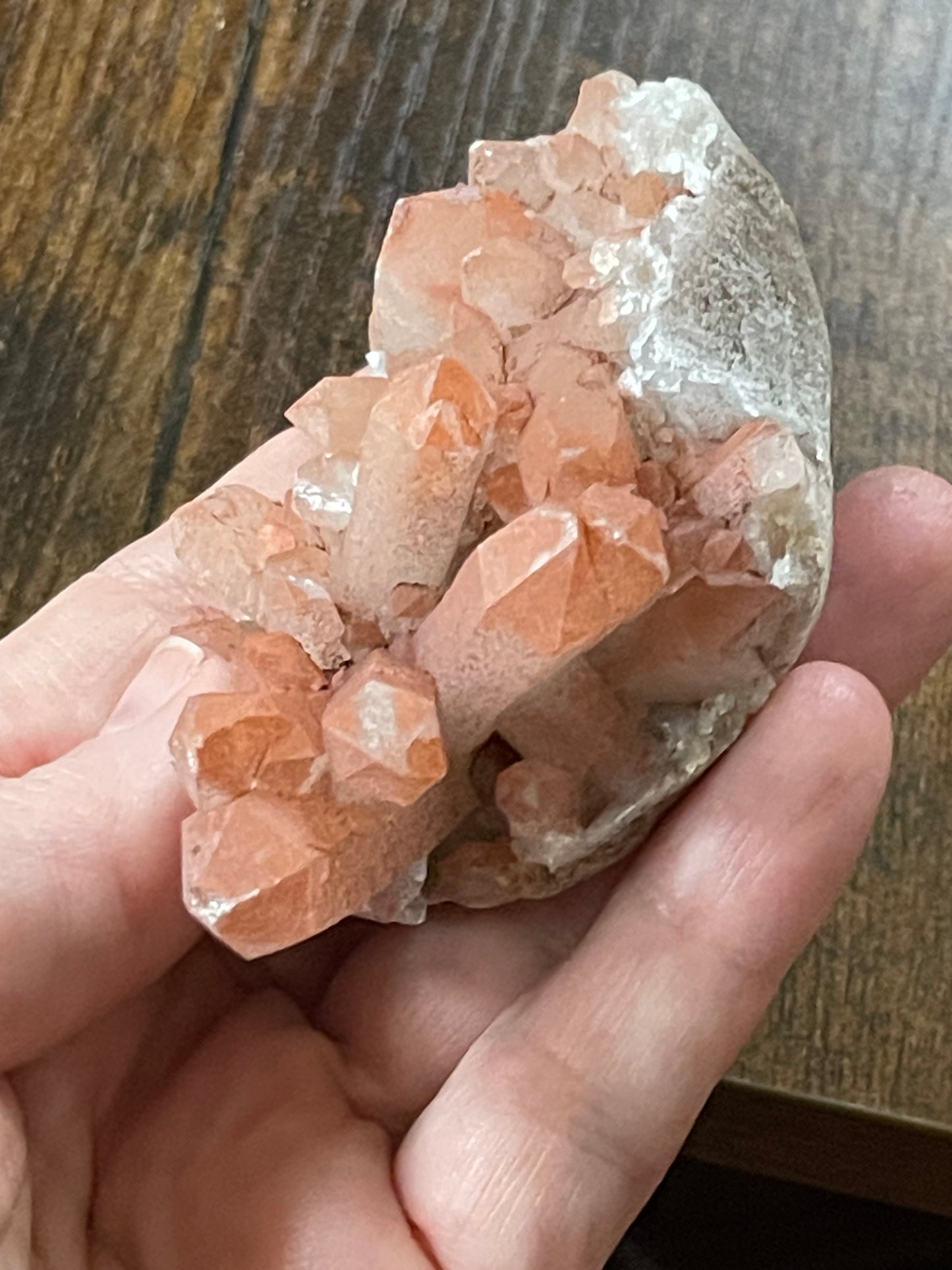 Crystal Cluster Pink Hematite Quartz Cluster Crystal Natural Elestial Quartz Hematoid Cluster Red Hematite Quartz Crystal Home Decor Gift