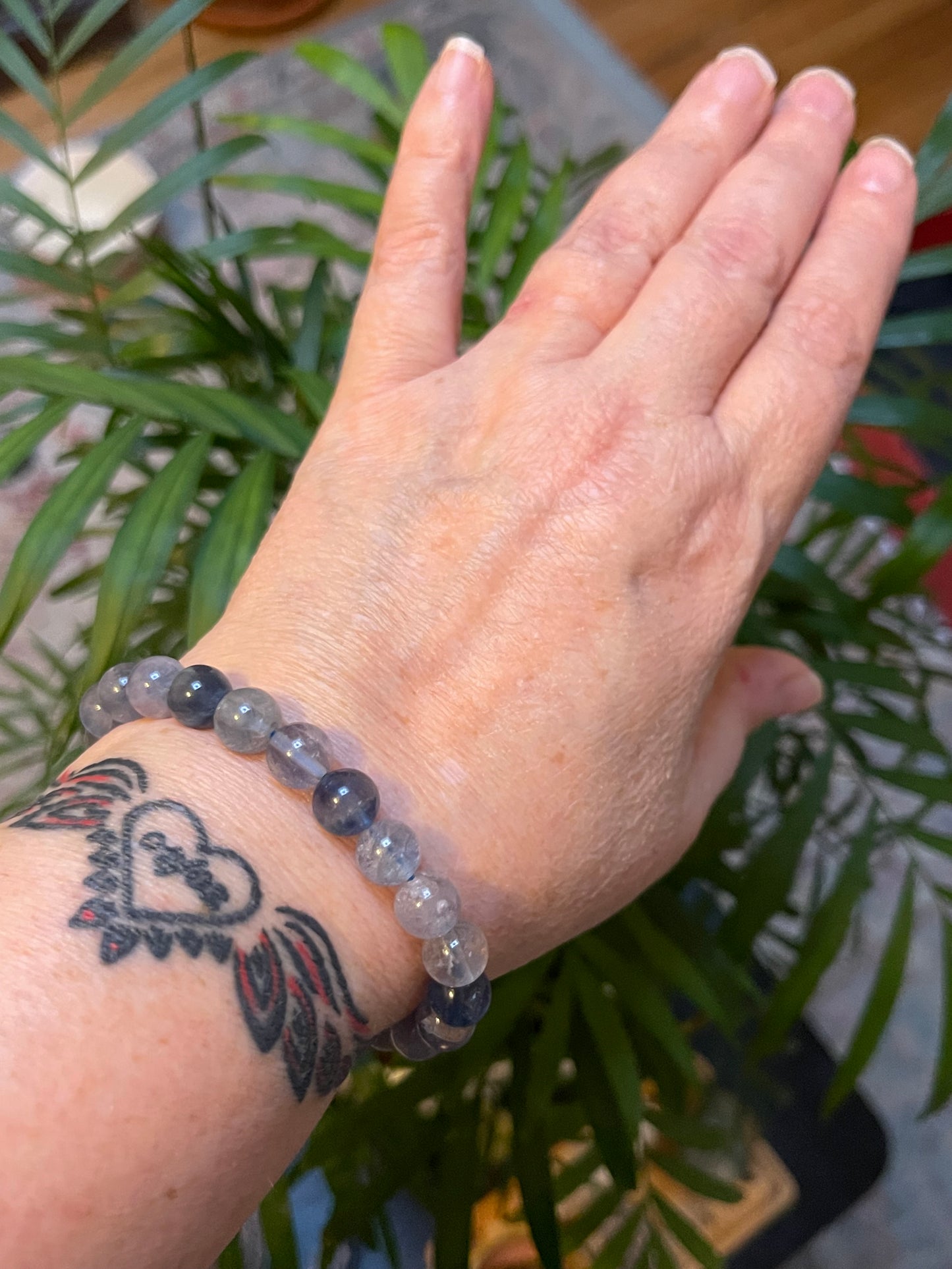 High Quality Blue Fluorite 8mm Bracelet | Fluorite Bracelet | Blue Fluorite Bracelet