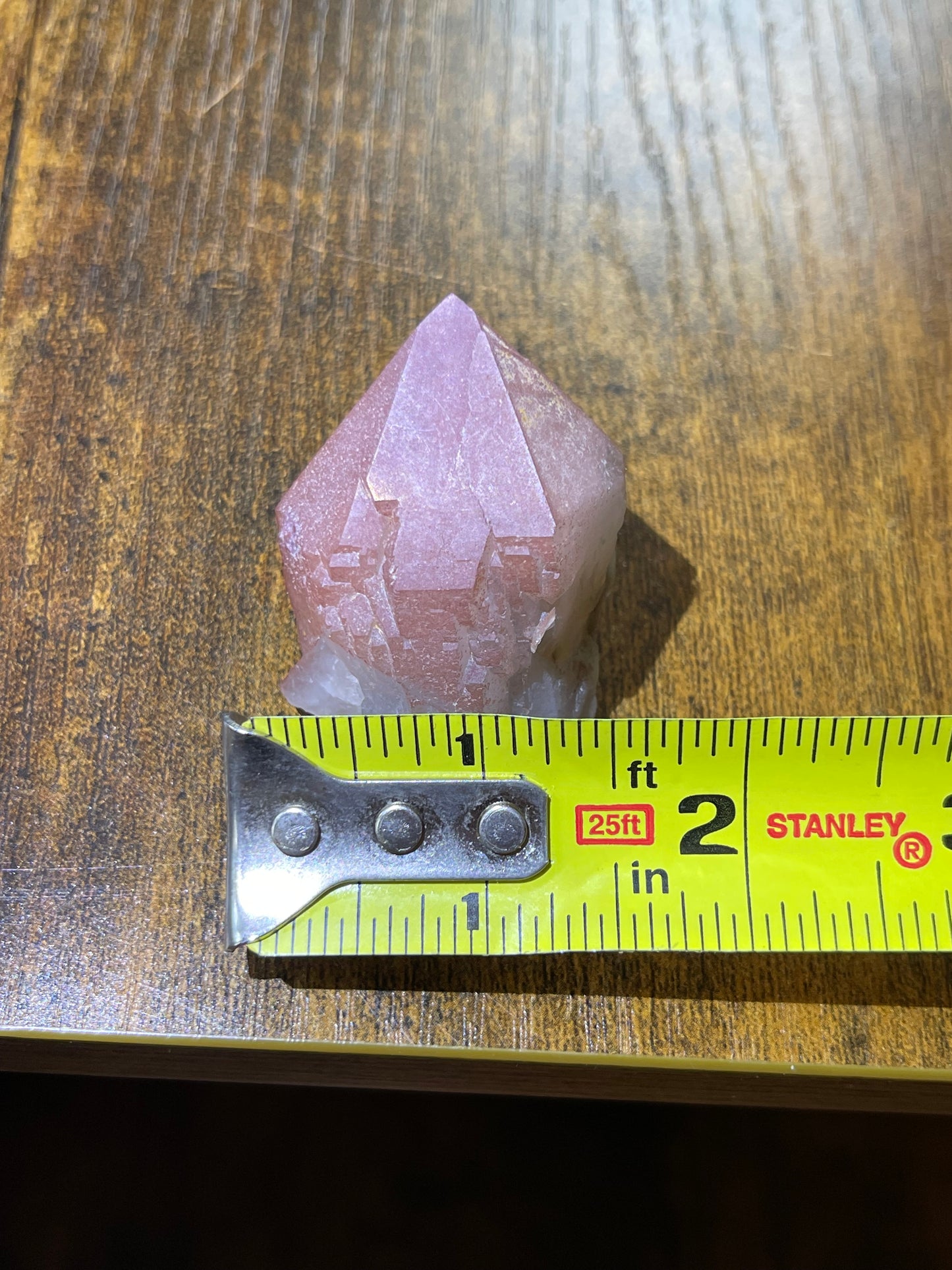 Pink Hematite Quartz Point Pink Quartz Elestial Quartz Natural Hematoid Crystal Point Red Hematite Quartz Crystal Home Decor Gift
