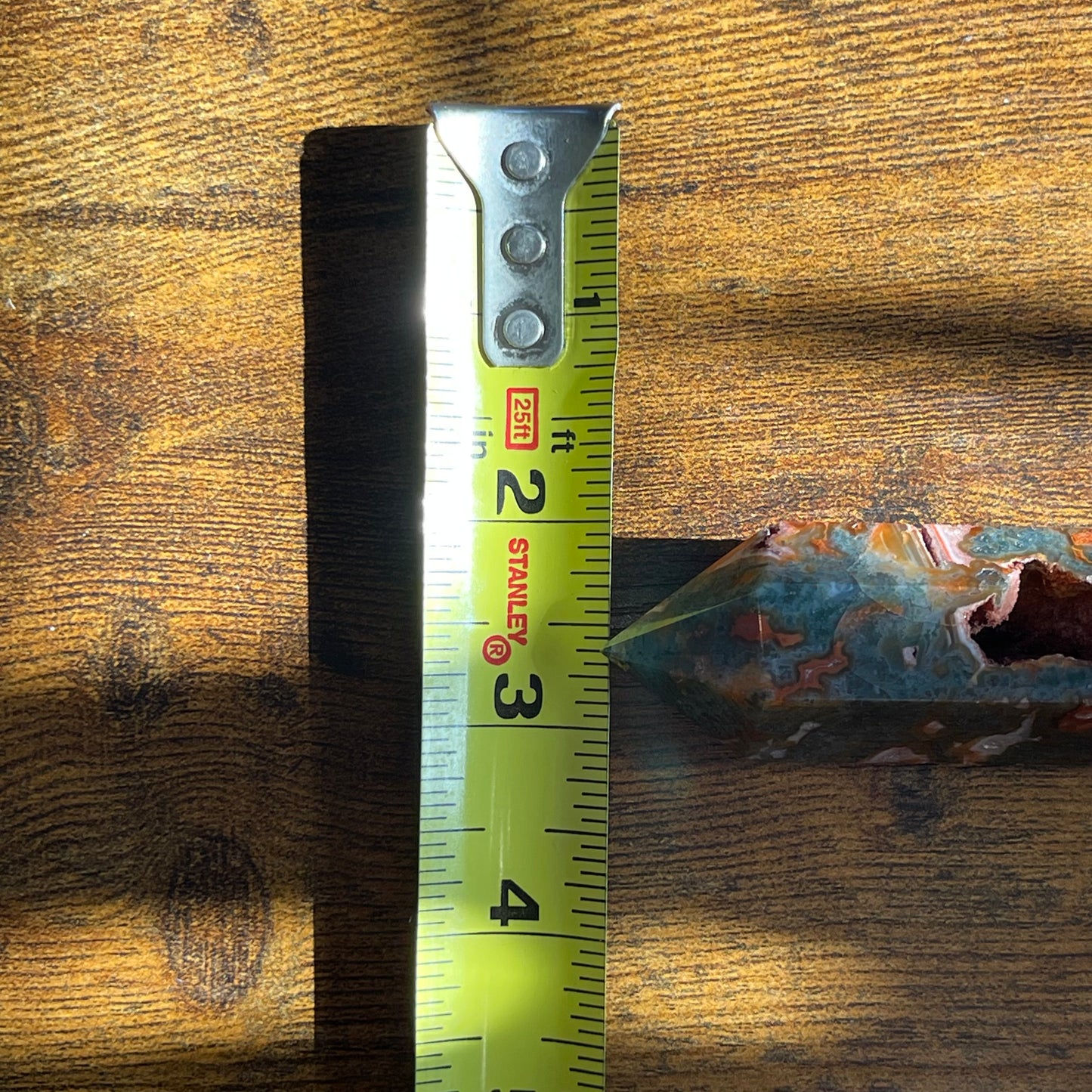 Stunning Red Moss Agate Double Terminated Healing Crystal Wand