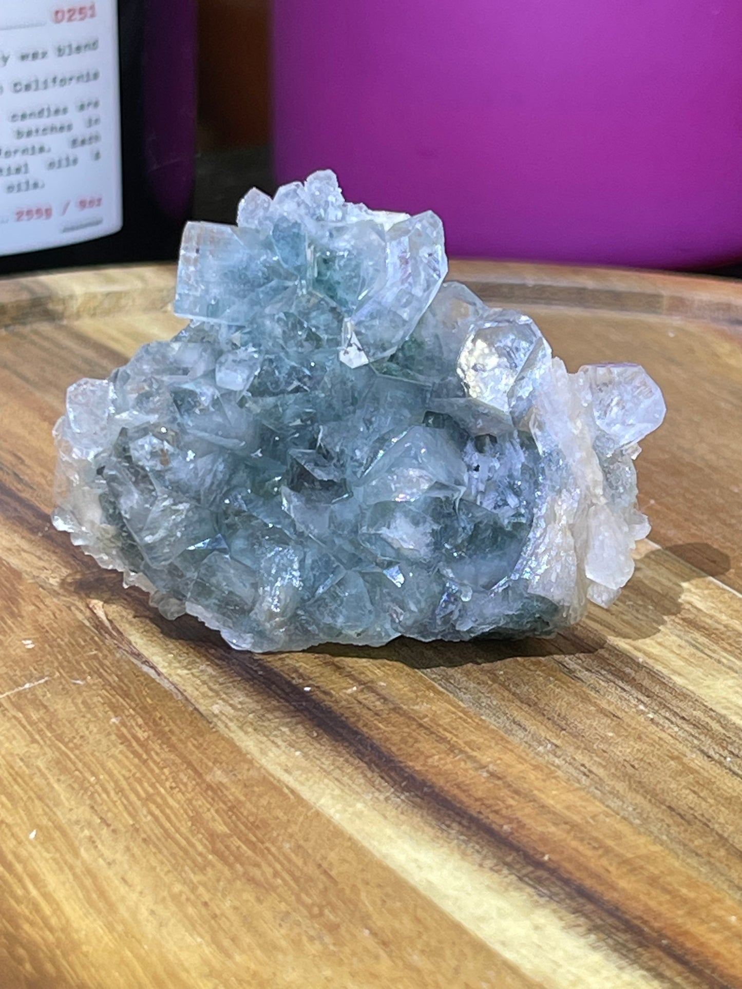 Stunning Apophyllite Specimen on Chalcedony with Stilbite | Grade A Apophyllite | Diamond Apophyllite