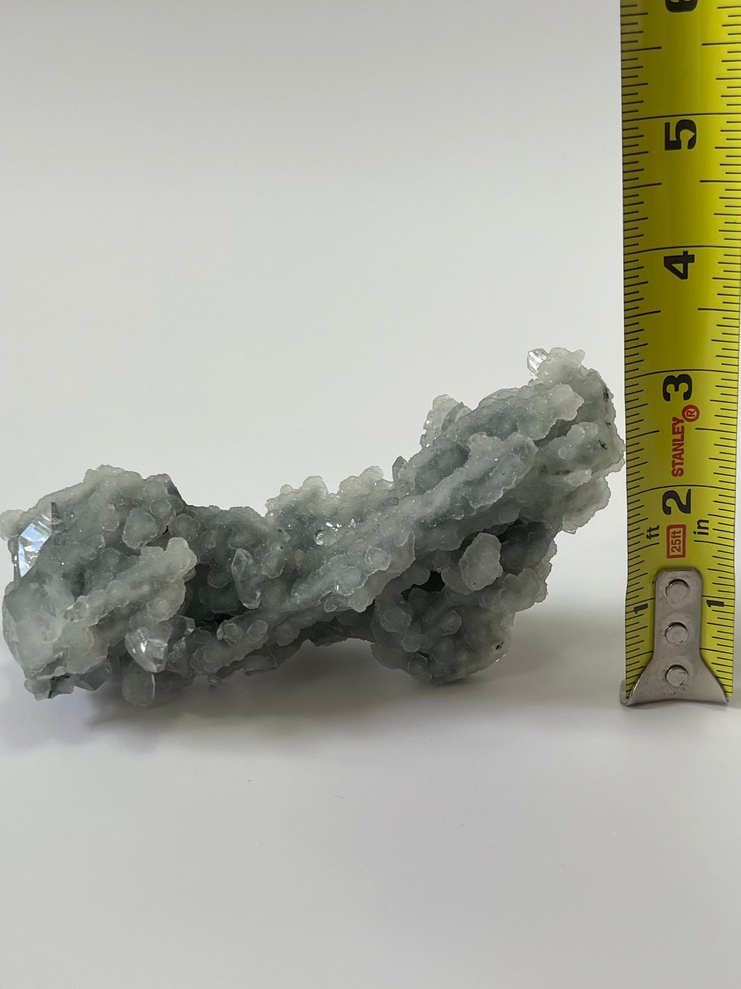 Chalcedony Stalactite Crystal with Diamond Apophyllite Druzy Crystal Cluster Raw Crystal Specimen Healing Crystal Home Decor Gift