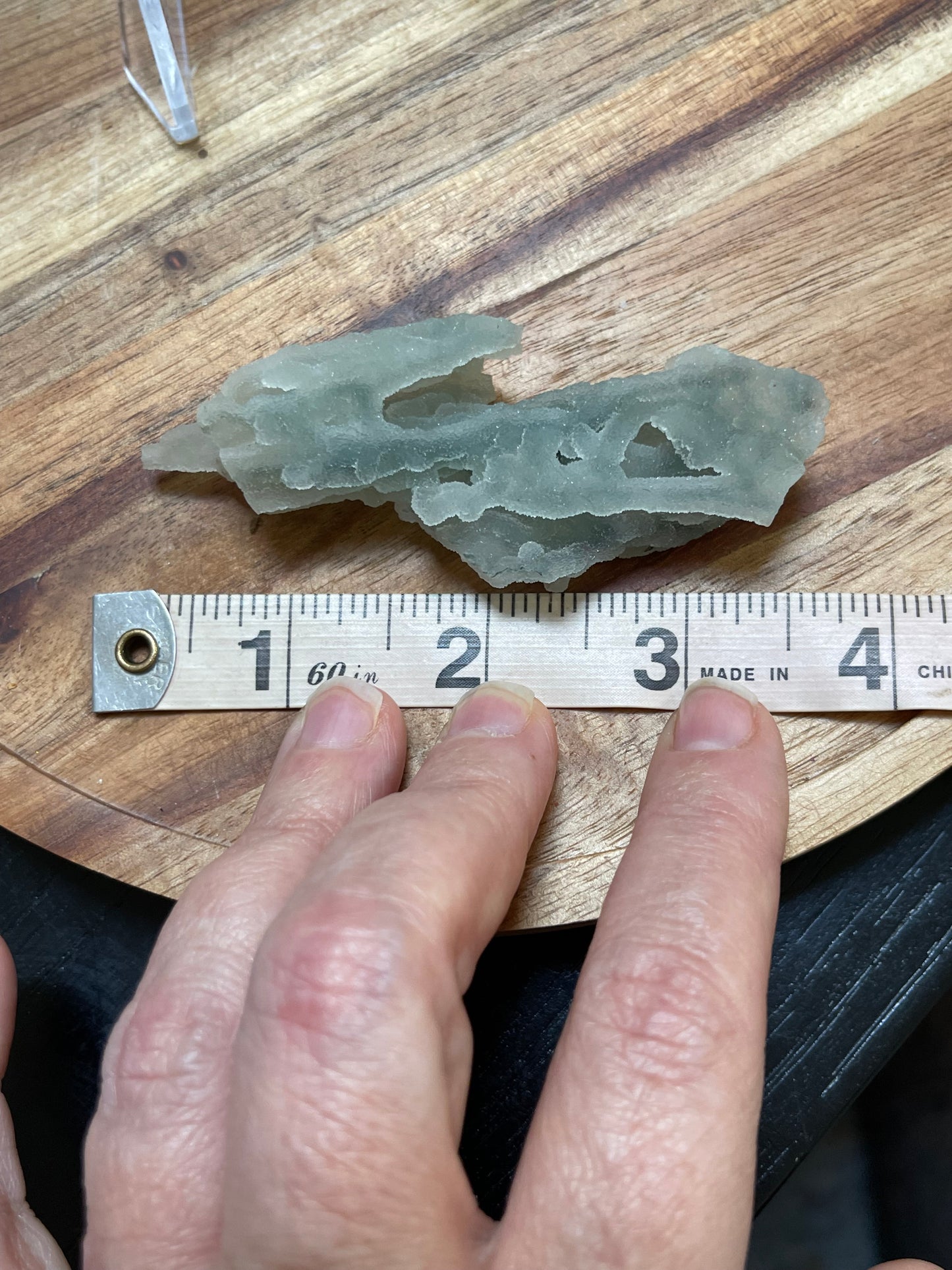 Rare Blue Green Sugar Druzy Chalcedony | Chalcedony With Apophyllite | Green Chalcedony