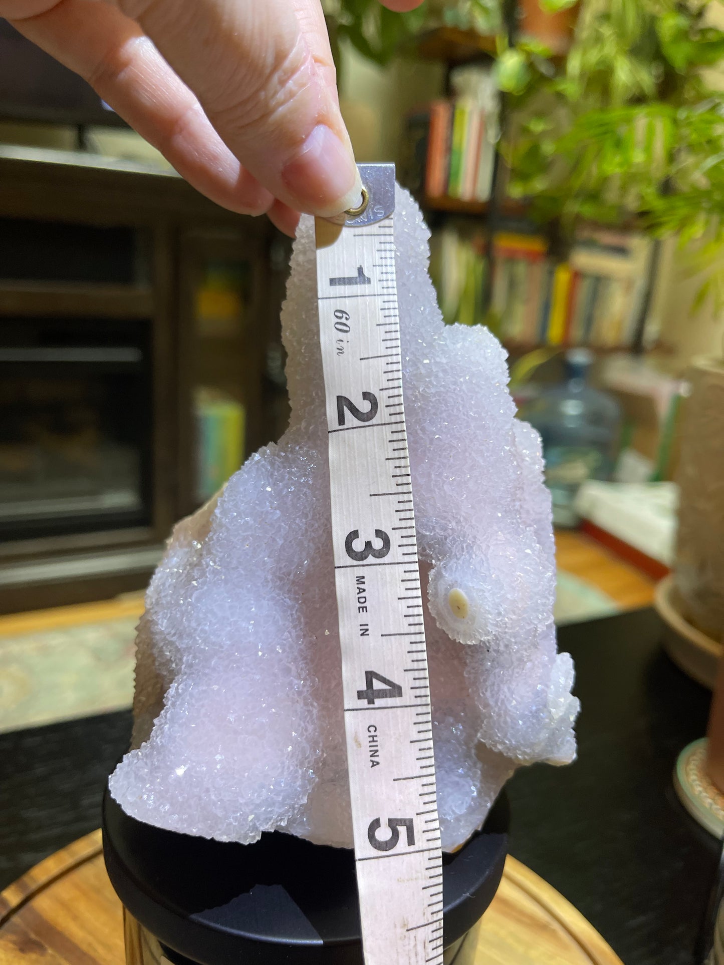 Rare Sugar Druzy Chalcedony Stalactite Specimen | Druzy Chalcedony | Natural Rainbow Chalcedony Specimen