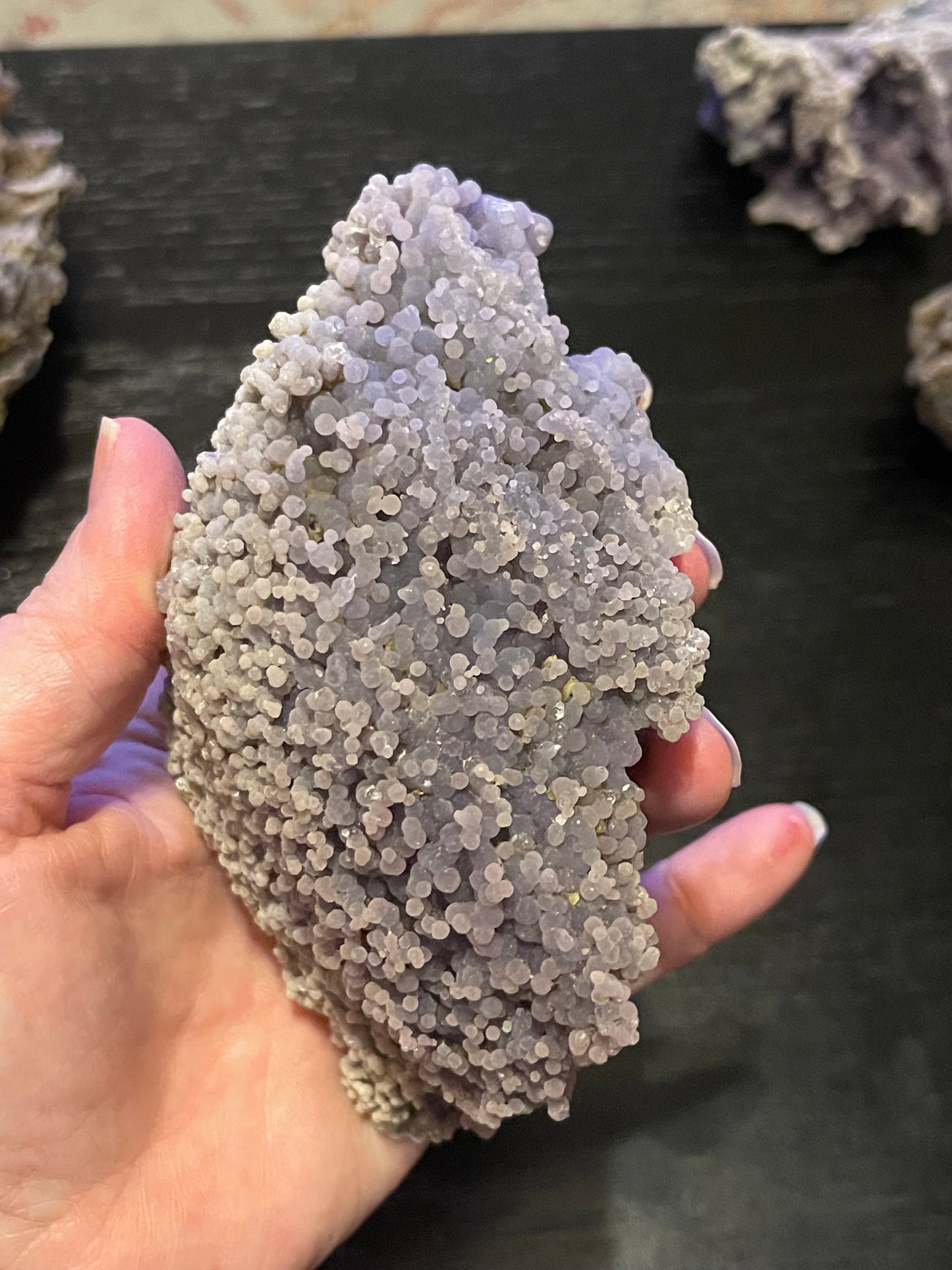 Grape Agate Botryoidal Raw Freeform Specimen healing energy crystal