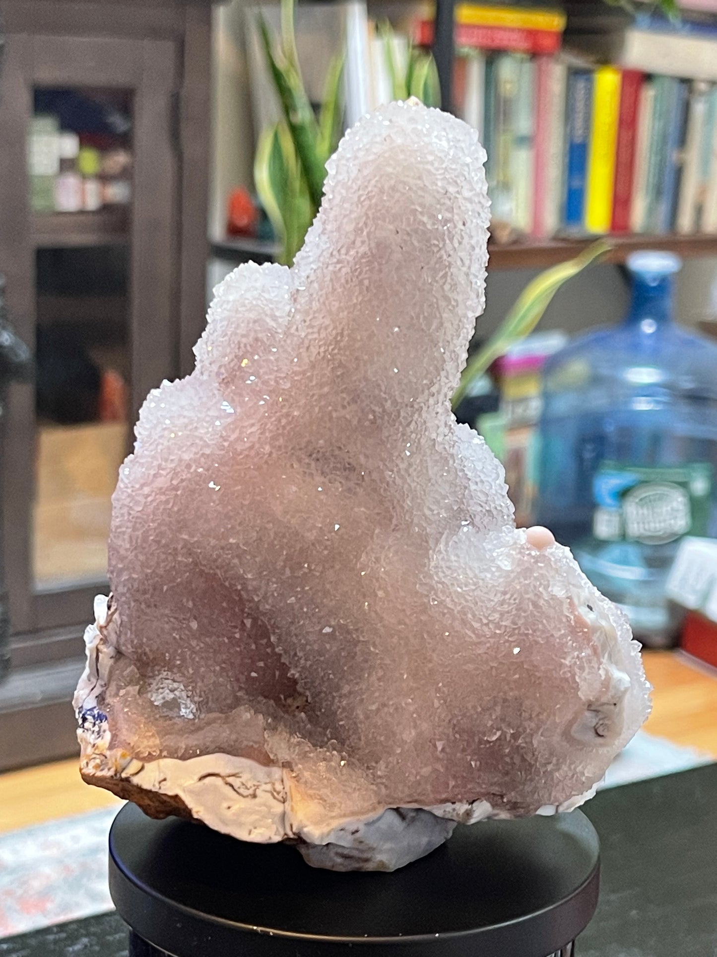Rare Sugar Druzy Chalcedony Stalactite Specimen | Druzy Chalcedony | Natural Rainbow Chalcedony Specimen
