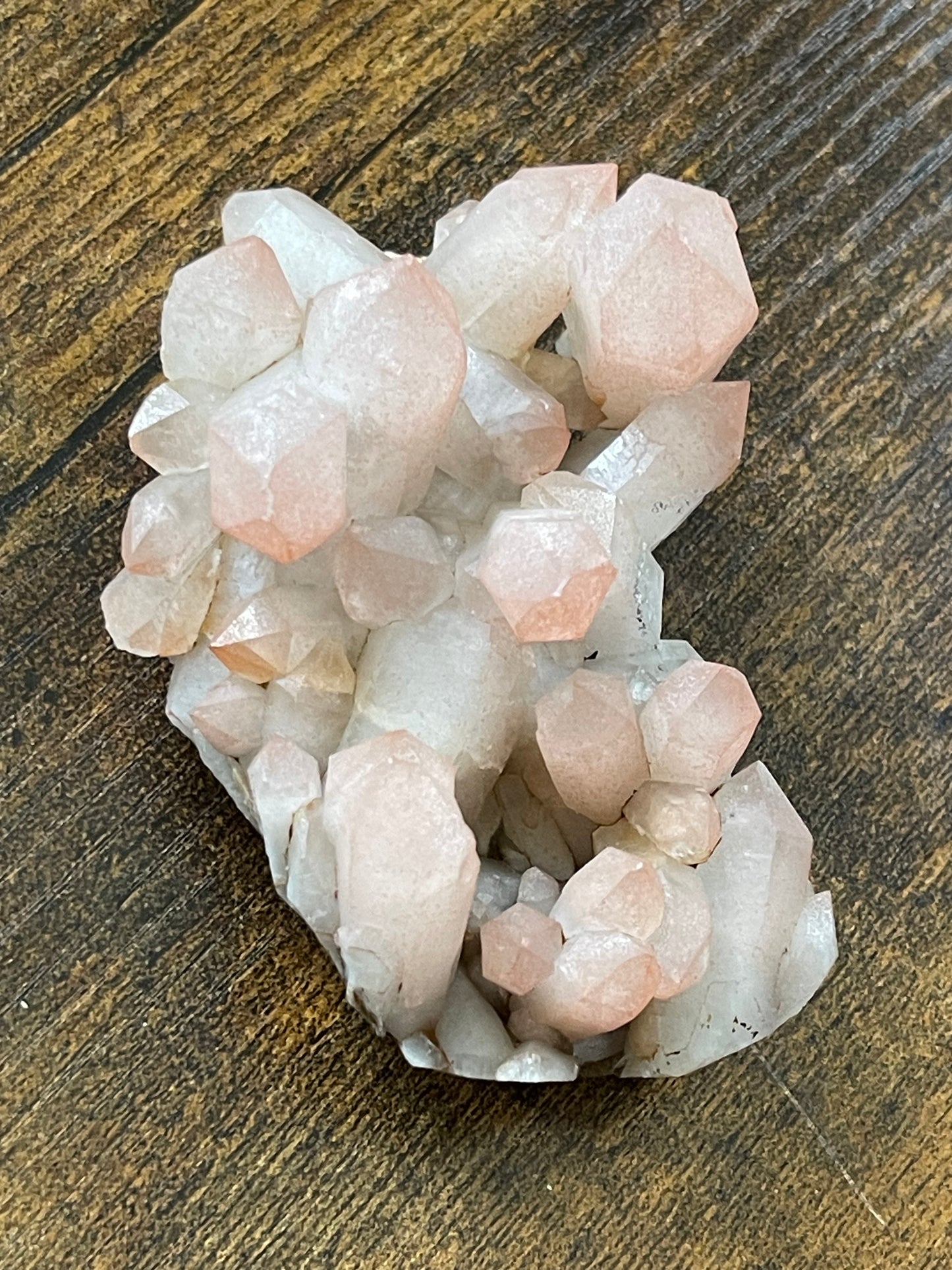 Hematite Quartz Cluster Pink Quartz Elestial Quartz Natural Hematoid Quartz Cluster Red Hematite Quartz Specimen Crystal Home Decor Gift