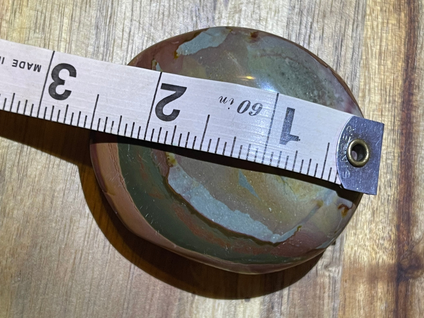 Polychrome Jasper Pamstone | Jasper Palmstone | Healing Energy Crystal