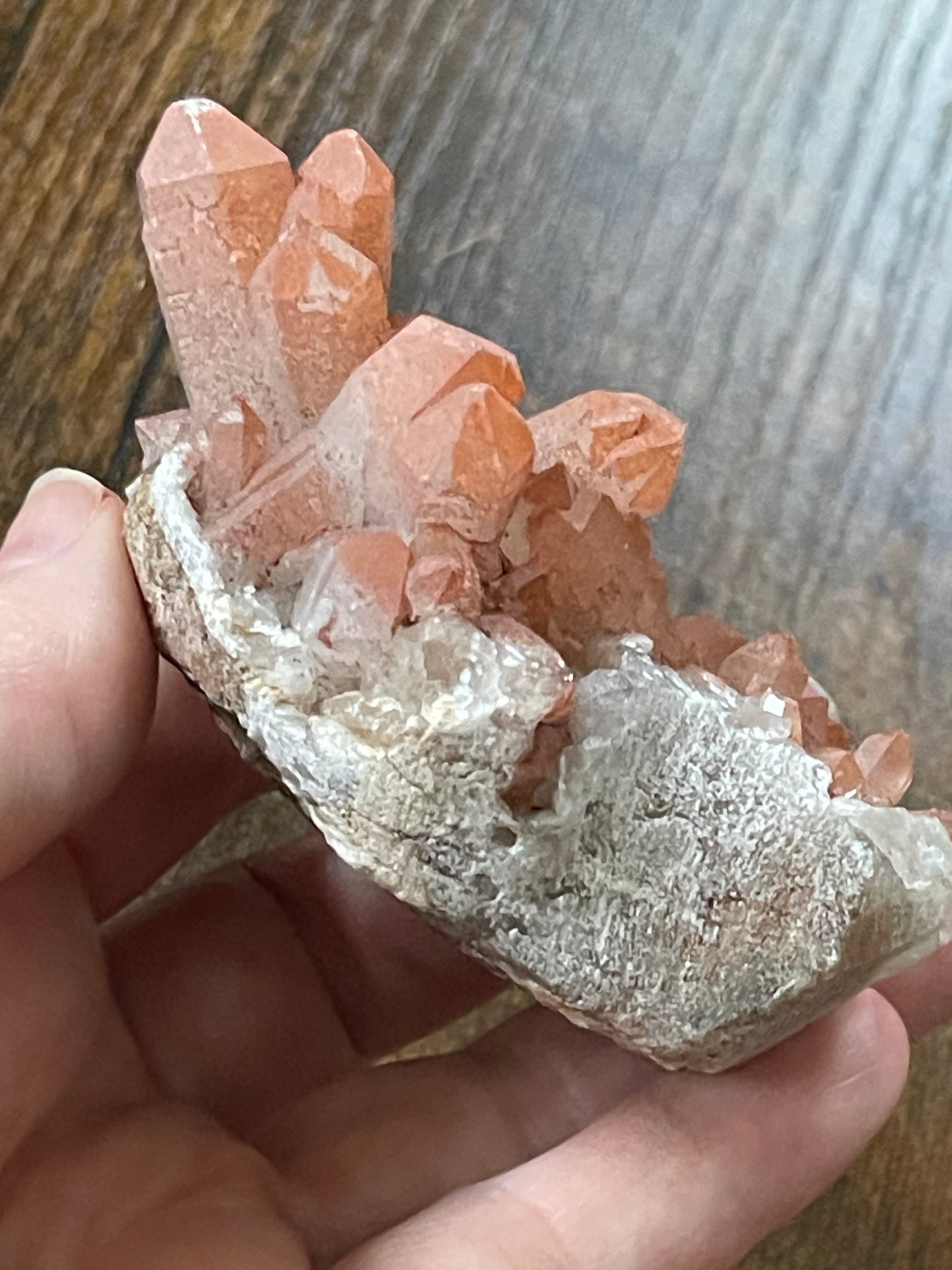 Crystal Cluster Pink Hematite Quartz Cluster Crystal Natural Elestial Quartz Hematoid Cluster Red Hematite Quartz Crystal Home Decor Gift