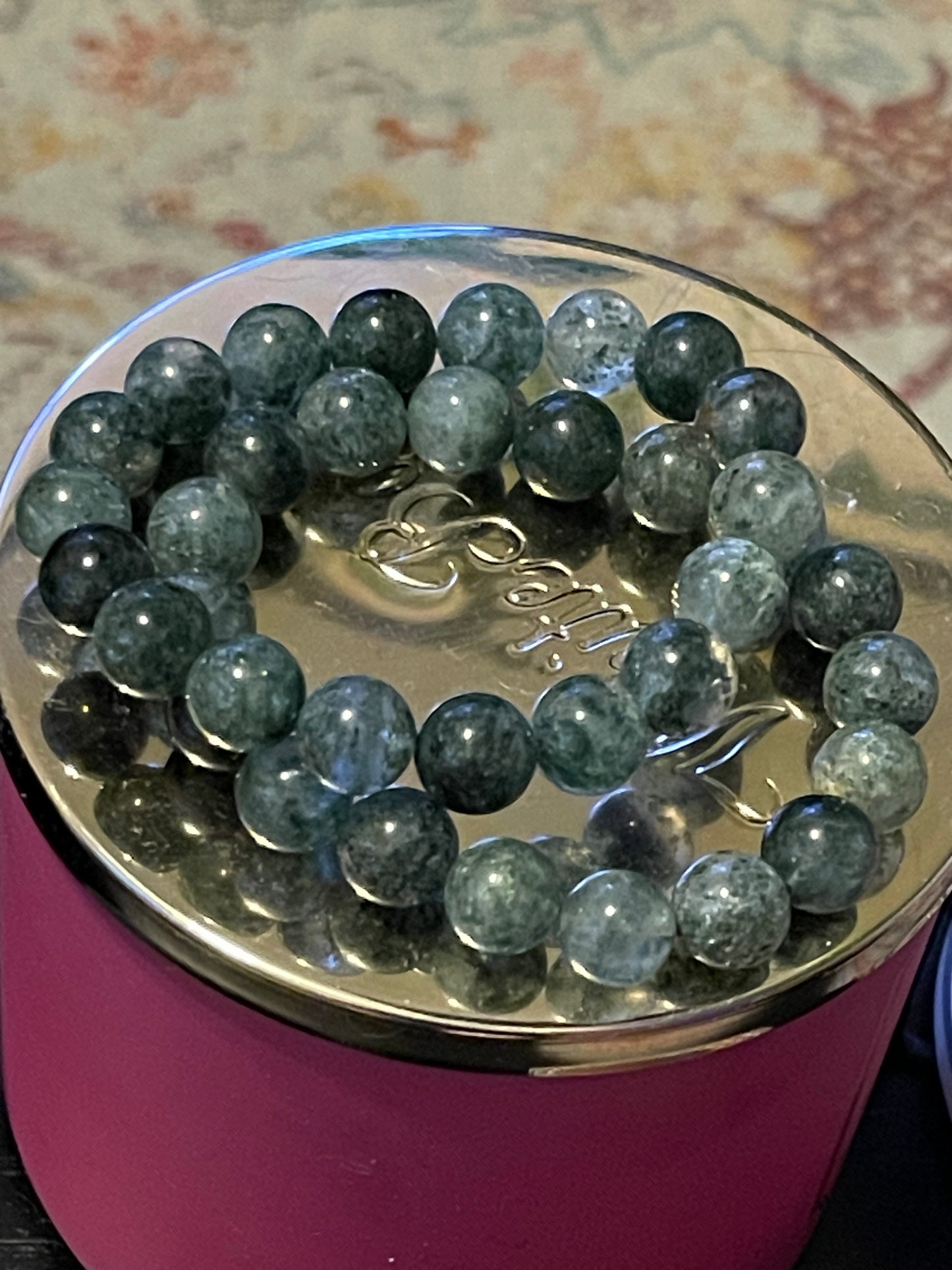 10mm Garden Quartz Bracelets | High Quality Lodalite | Garden Quartz Jewelry