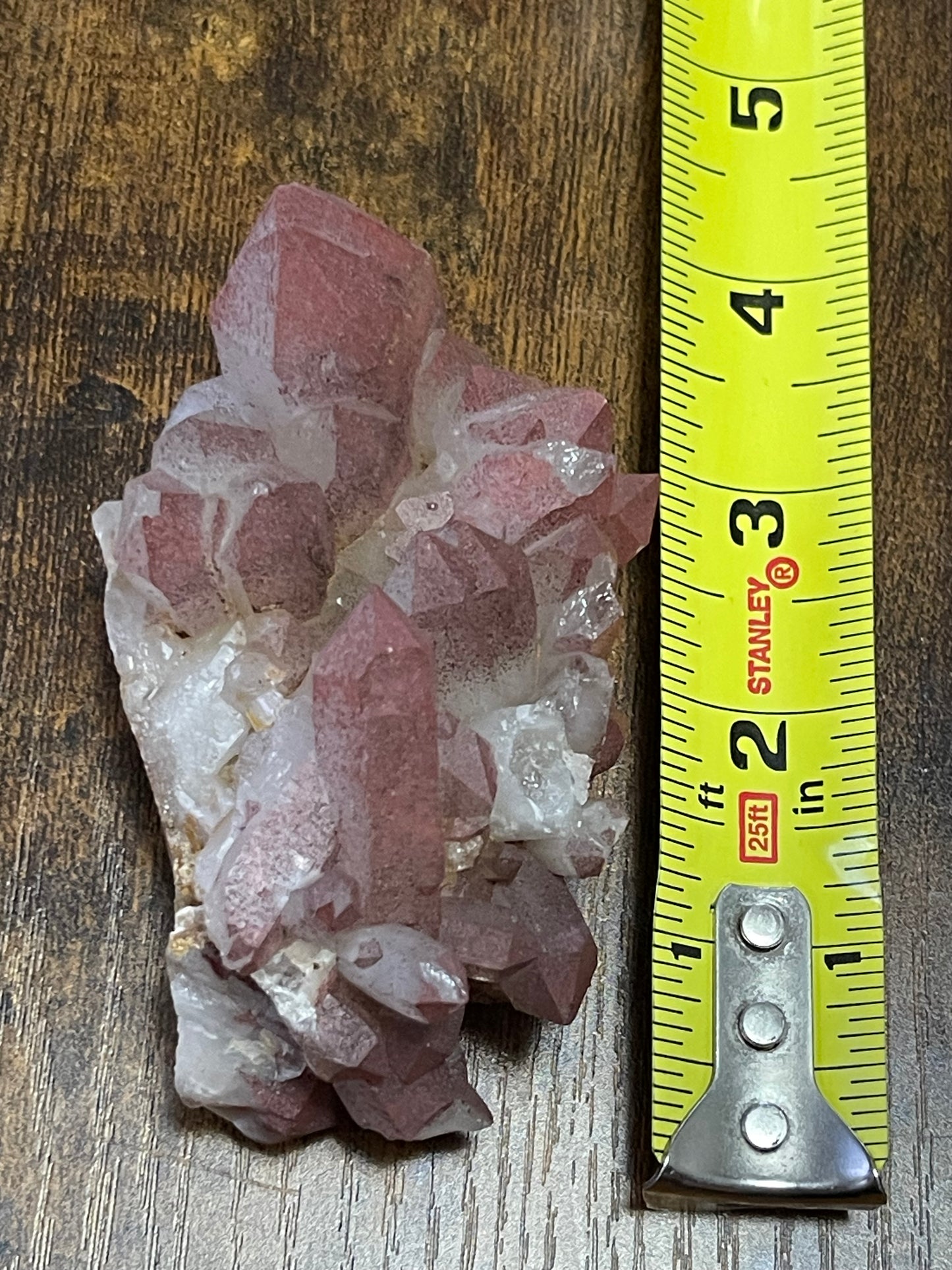 Hematite Quartz Cluster Pink Quartz Elestial Quartz Natural Hematoid Quartz Cluster Red Hematite Quartz Specimen Crystal Home Decor Gift