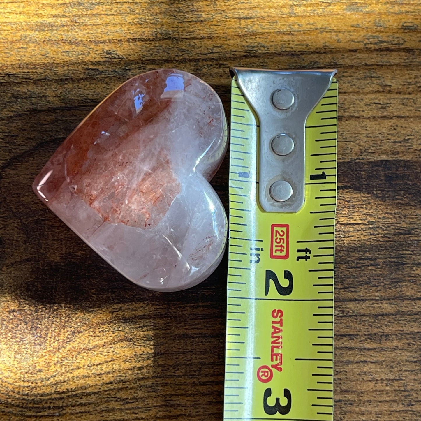 Sweet little Hematoid Heart Crystal Energy healing crystal heart