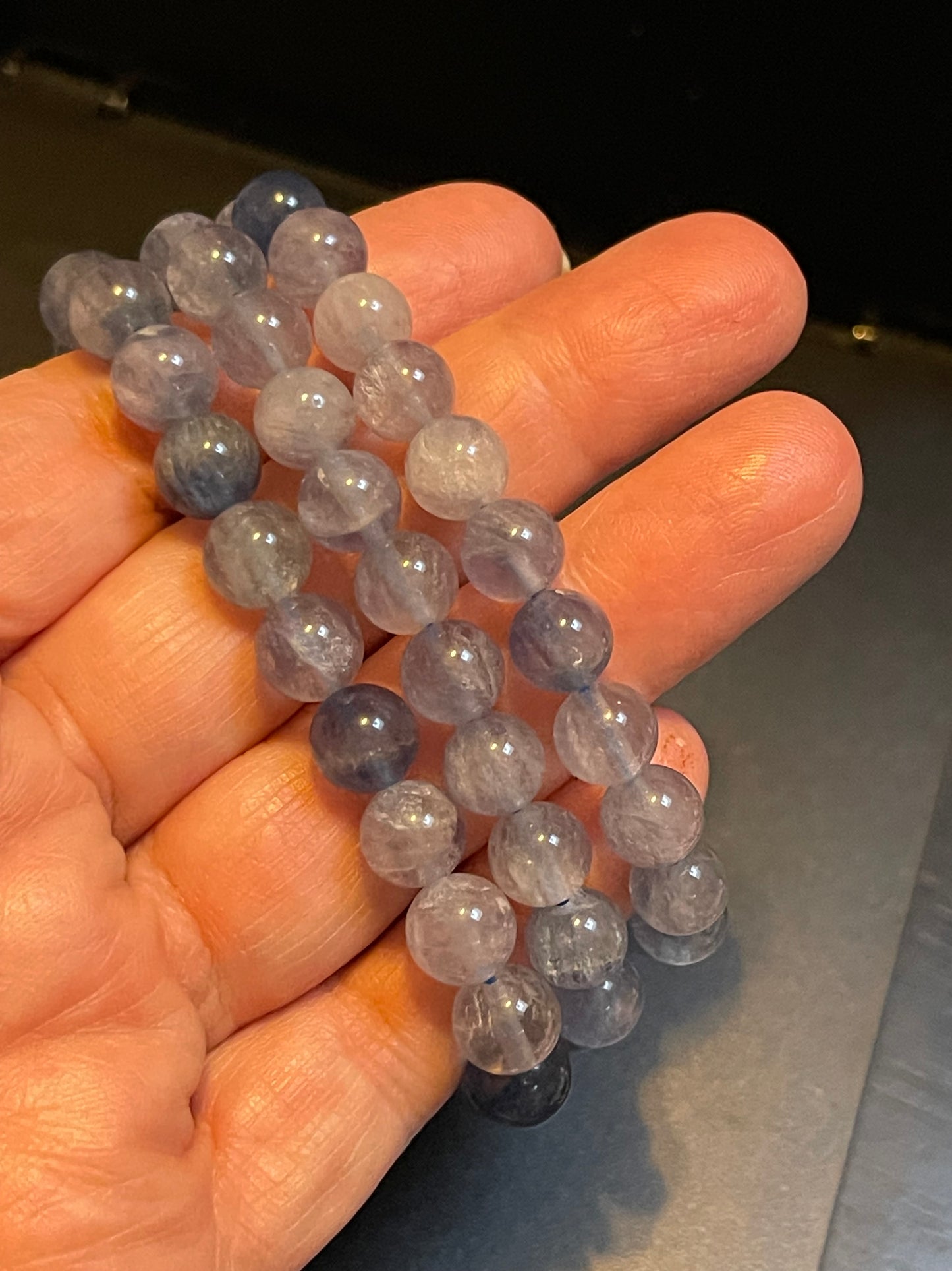 High Quality Blue Fluorite 8mm Bracelet | Fluorite Bracelet | Blue Fluorite Bracelet