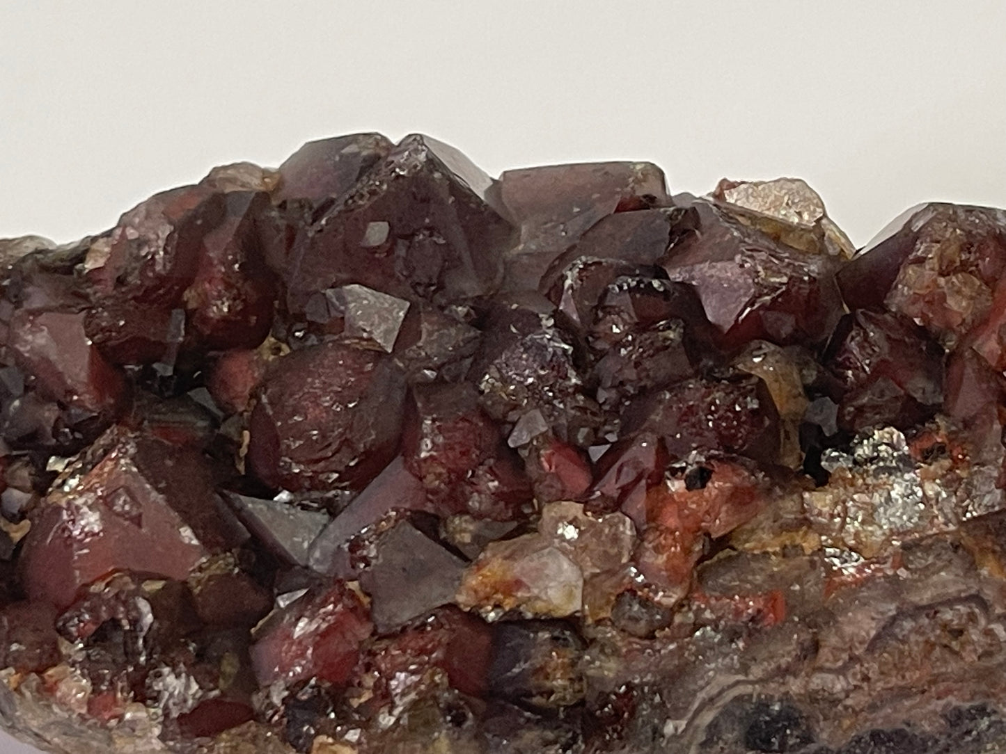 Red Amethyst Red Capped Amethyst with Hematite Alien Amethyst Cluster Amthyst Crystal Cluster Rare Amethyst Crystal Home Decor Gift for her